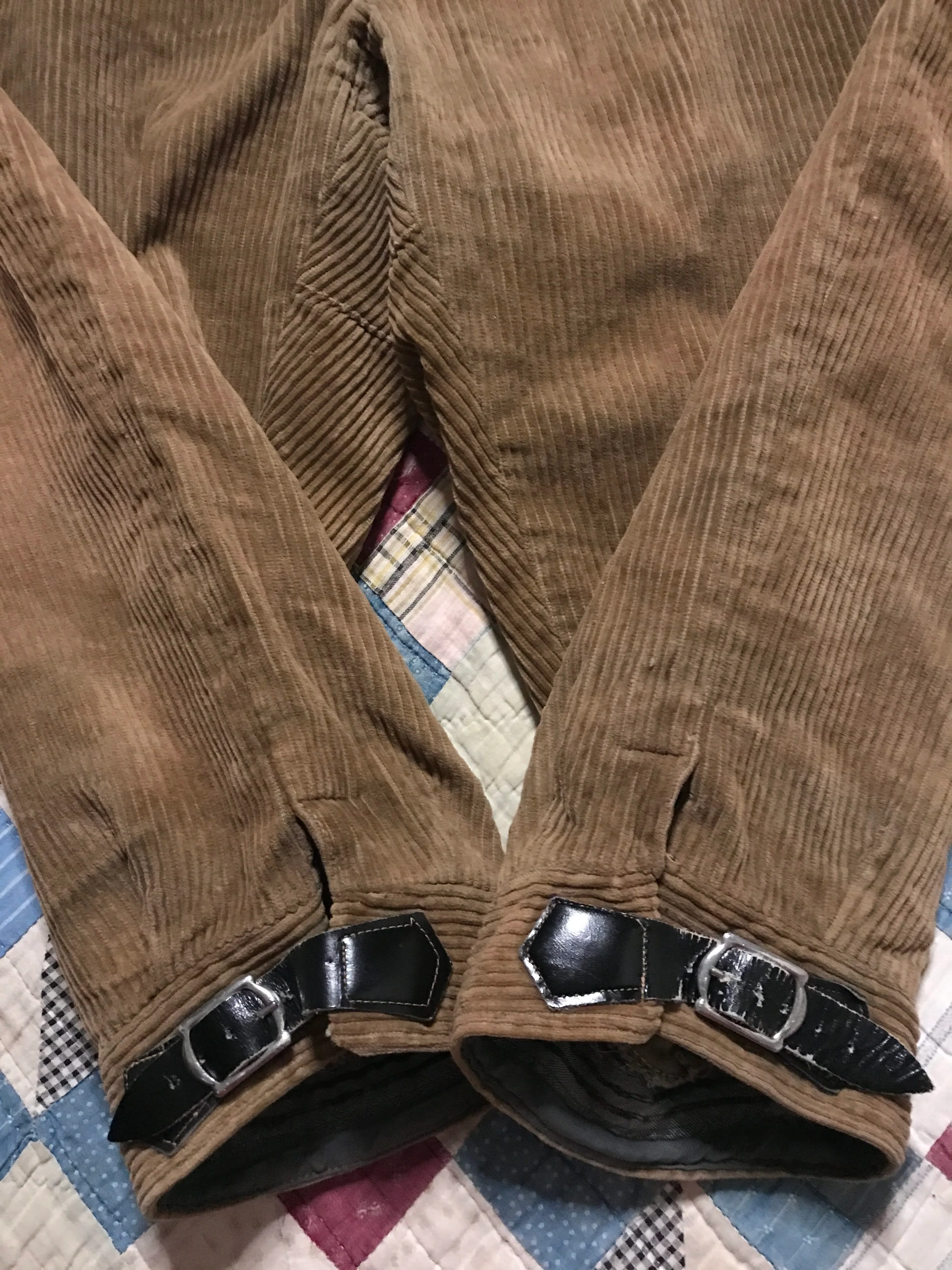 40s/50s Corduroy Bavarian Cropped Capri Alpine Ski Pants By Obermeyer - Image 7
