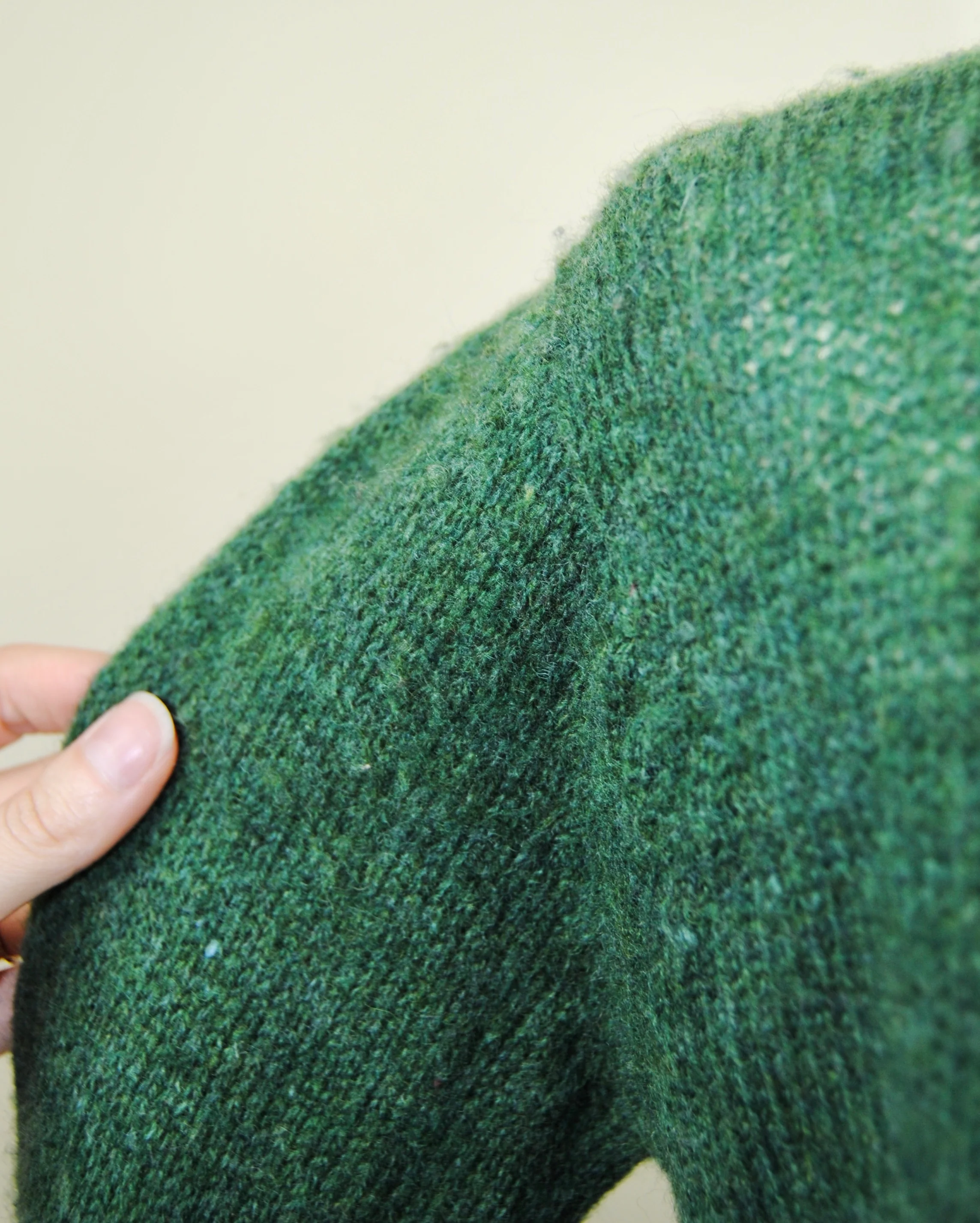40s/50s Green Wool Cardigan By Beecroft Ltd. - Image 11