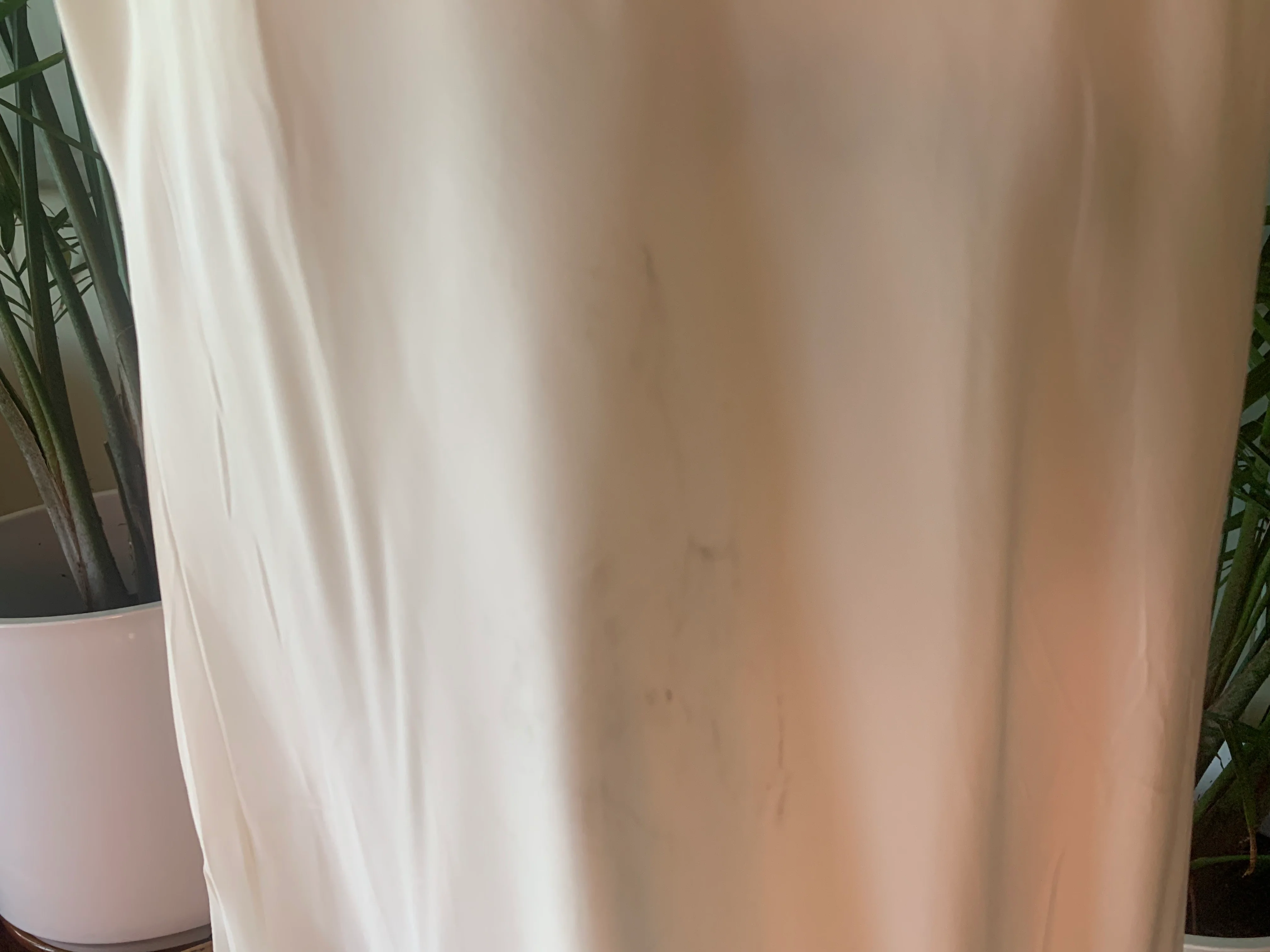 40s/50s Ivory Rayon And Lace Bias Cut Slip By Lady Romance - Image 10