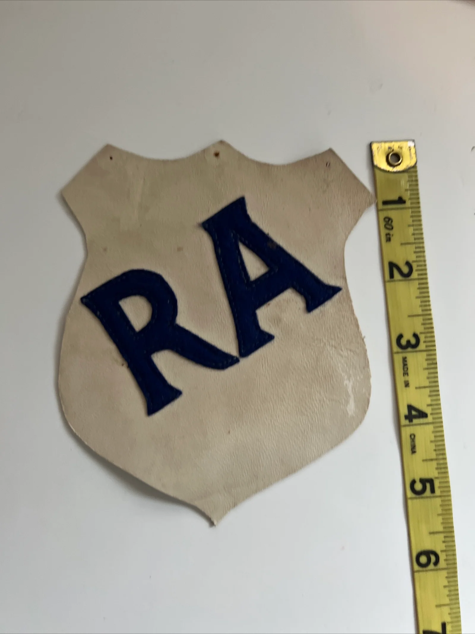 40s/50s Lettermans Patch Sheild Ra - Image 4