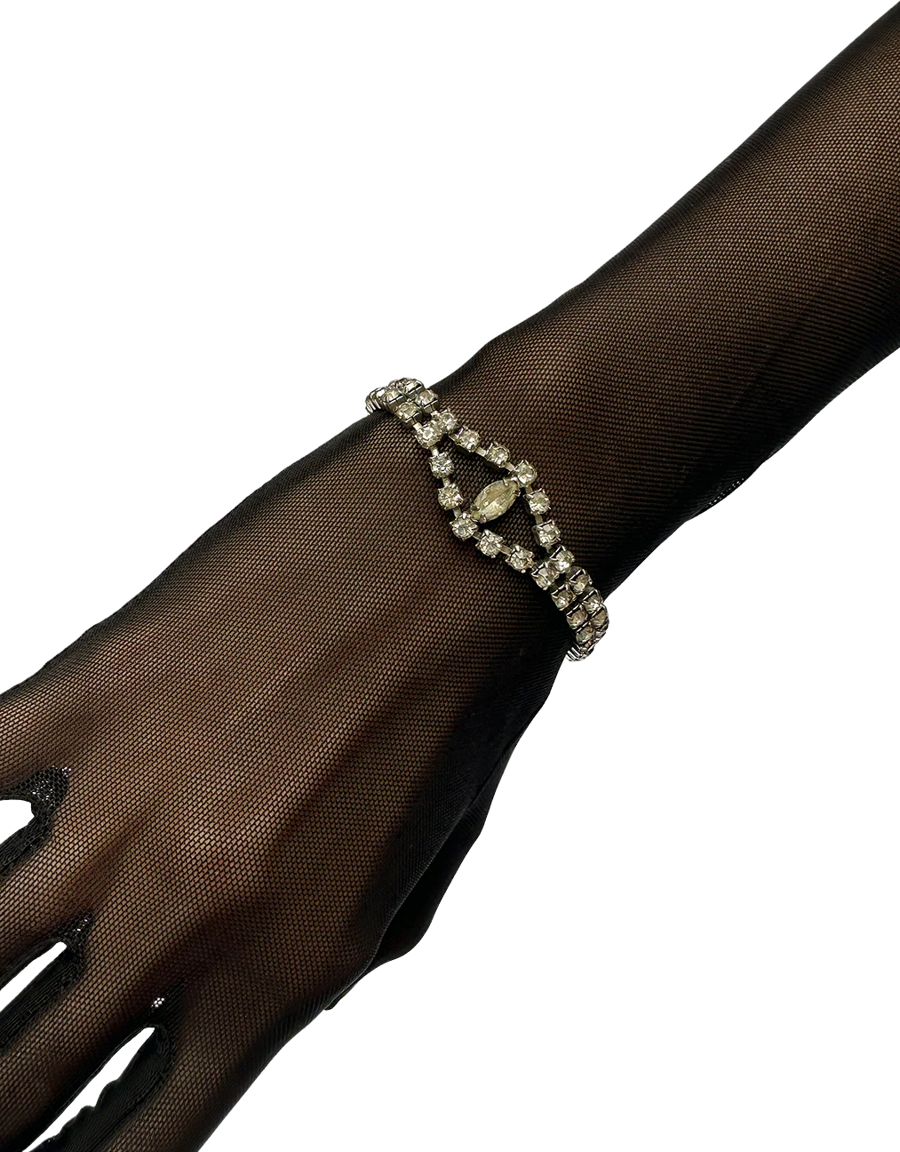 40s/50s Vintage Midcentury Diamanté Bracelet