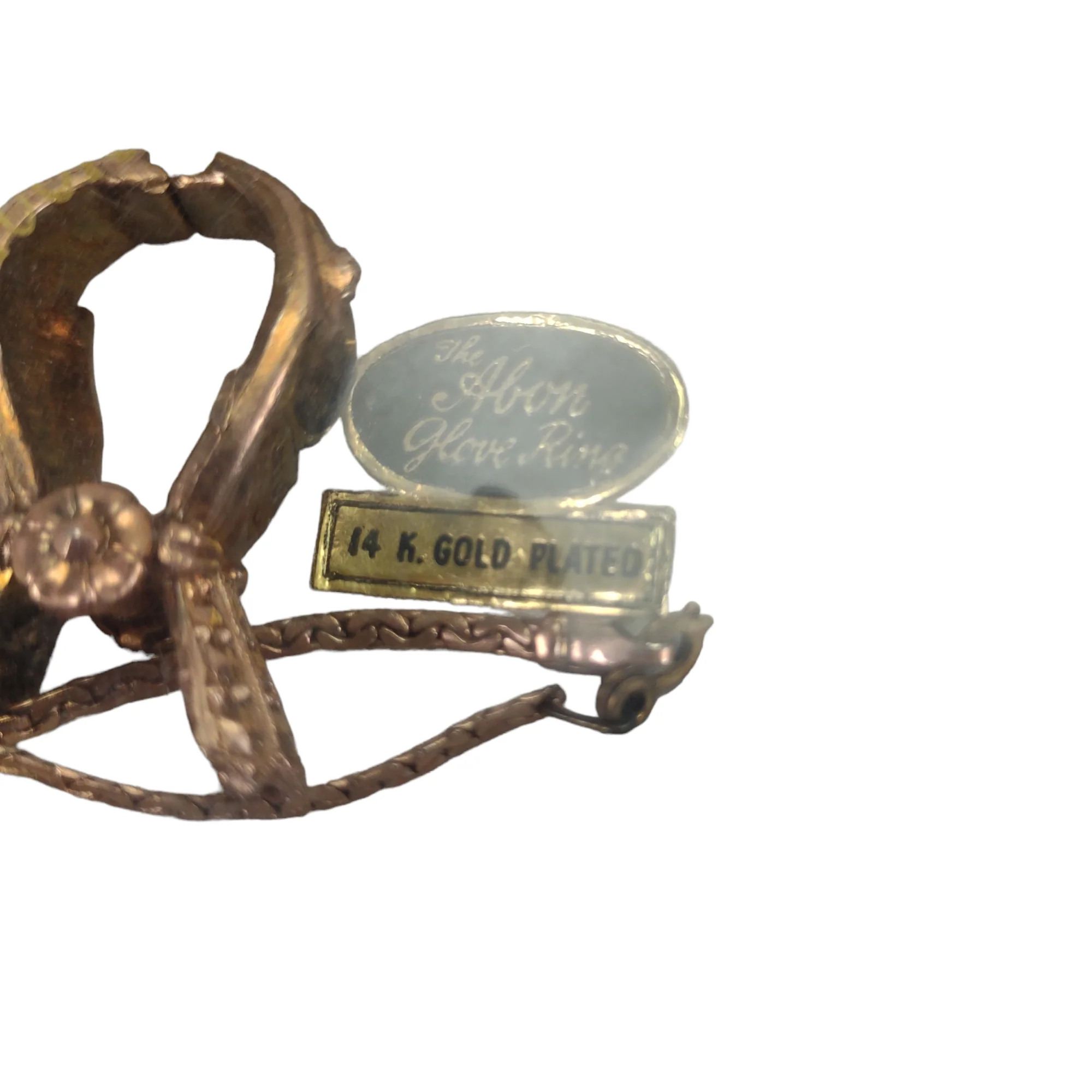 40s Abon Glove Ring Clip 14k Gold Plated Hand Shaped By Abon - Image 5