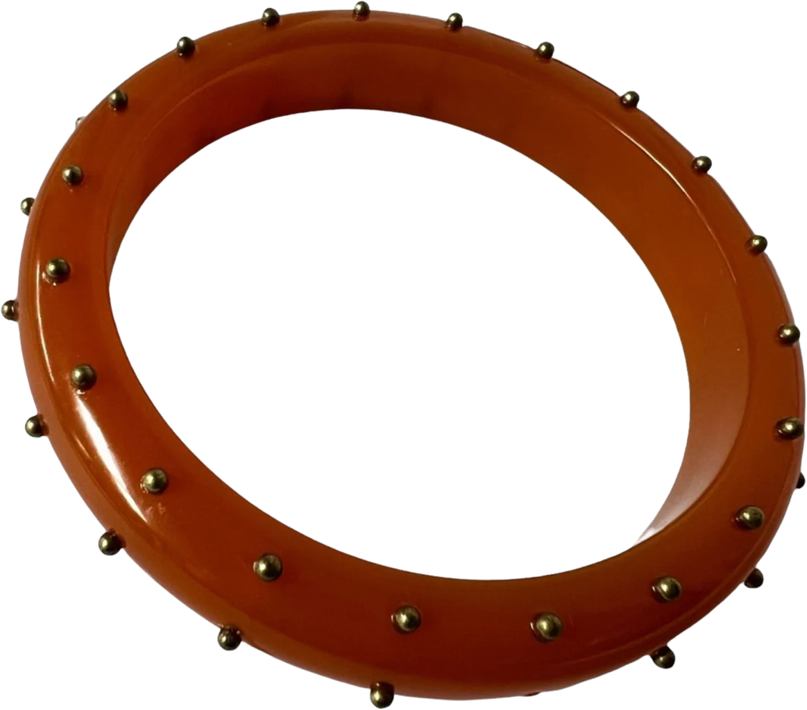 40s Bakelite Studded Bangle - Image 2