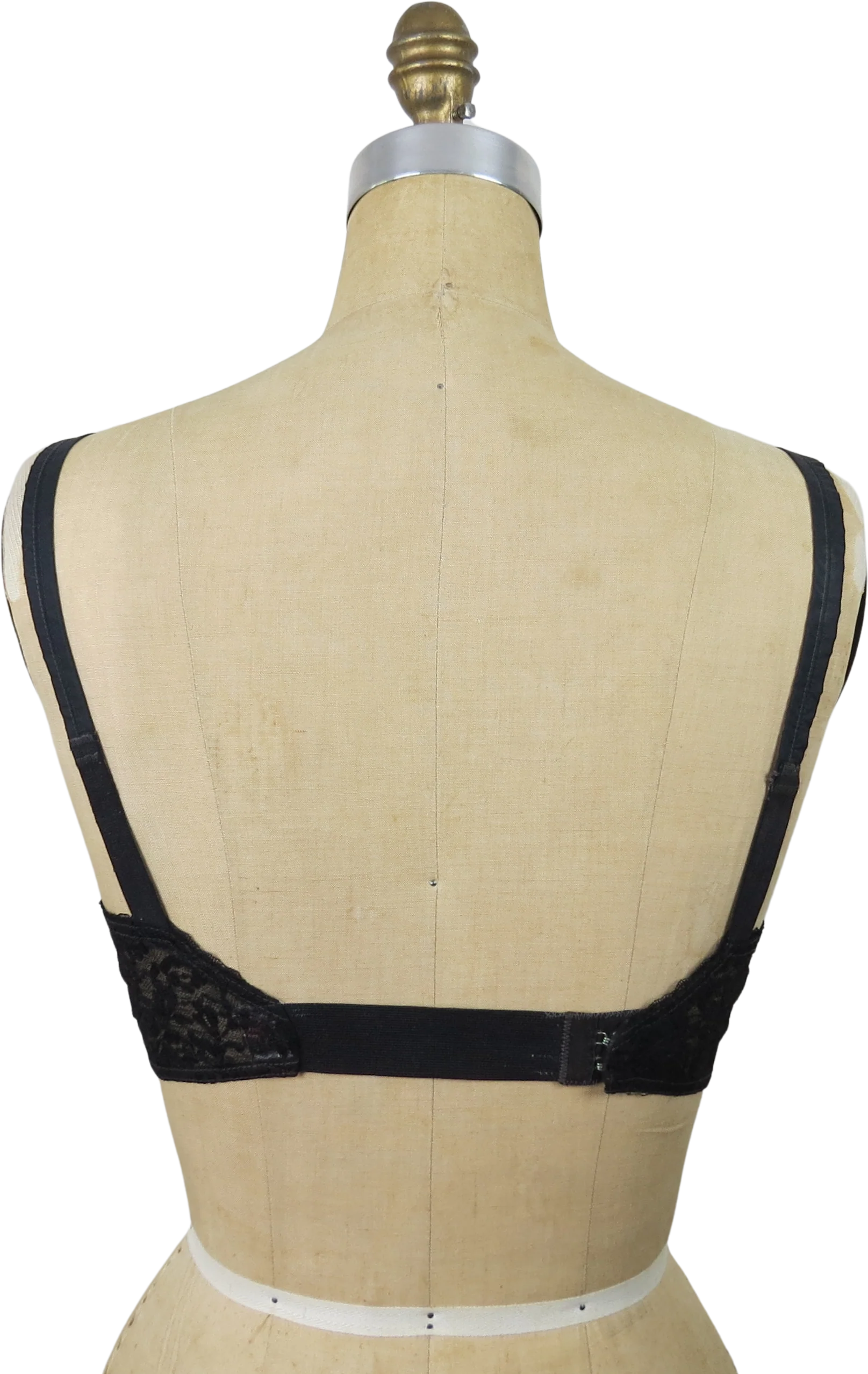 40s Bullet Bra 50s Conical Black Lace Lingerie By Formfit Life - Image 2