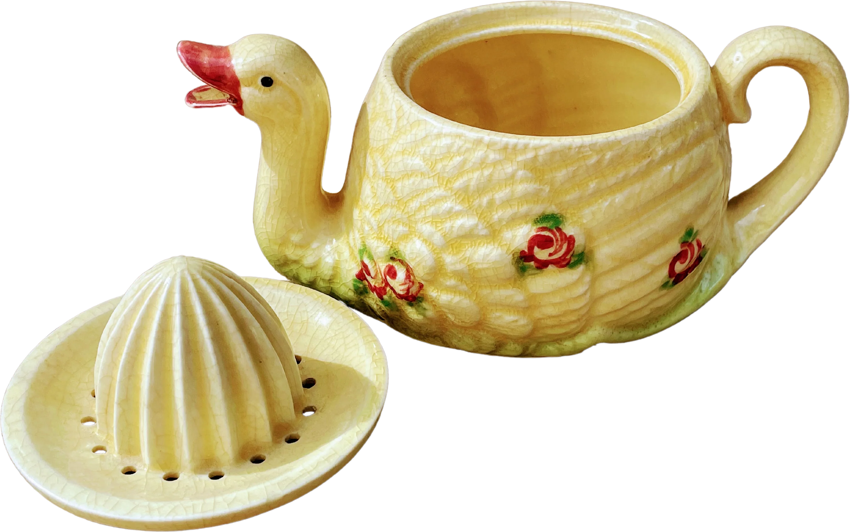 40s Duck/goose Figural Juicer Reamer Hand Painted - Image 2
