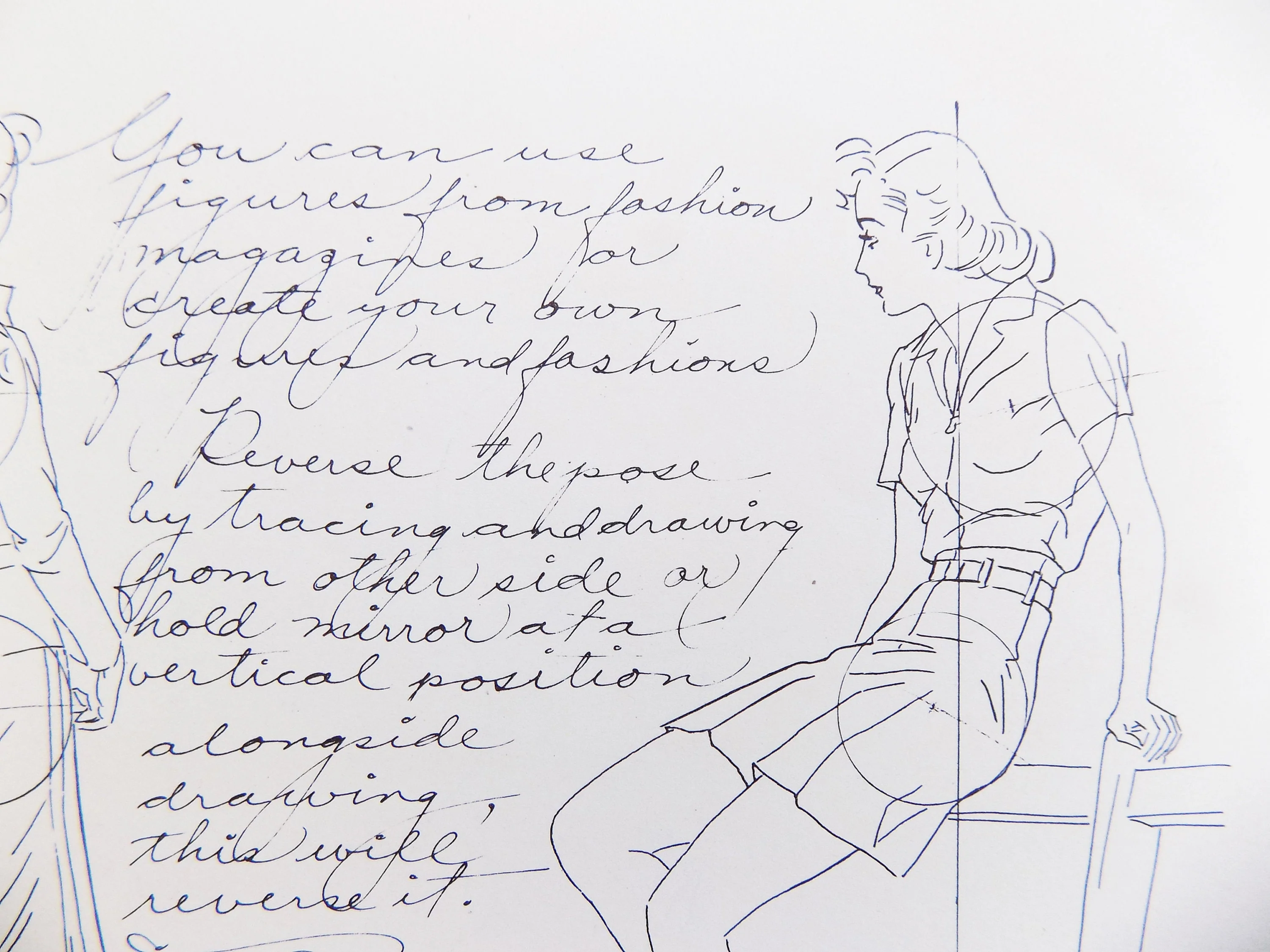 40s Female Fashion How To Draw Book by Walter T Foster How To Wartime Pen and Ink Instruction Book by Walter T Foster - Image 2