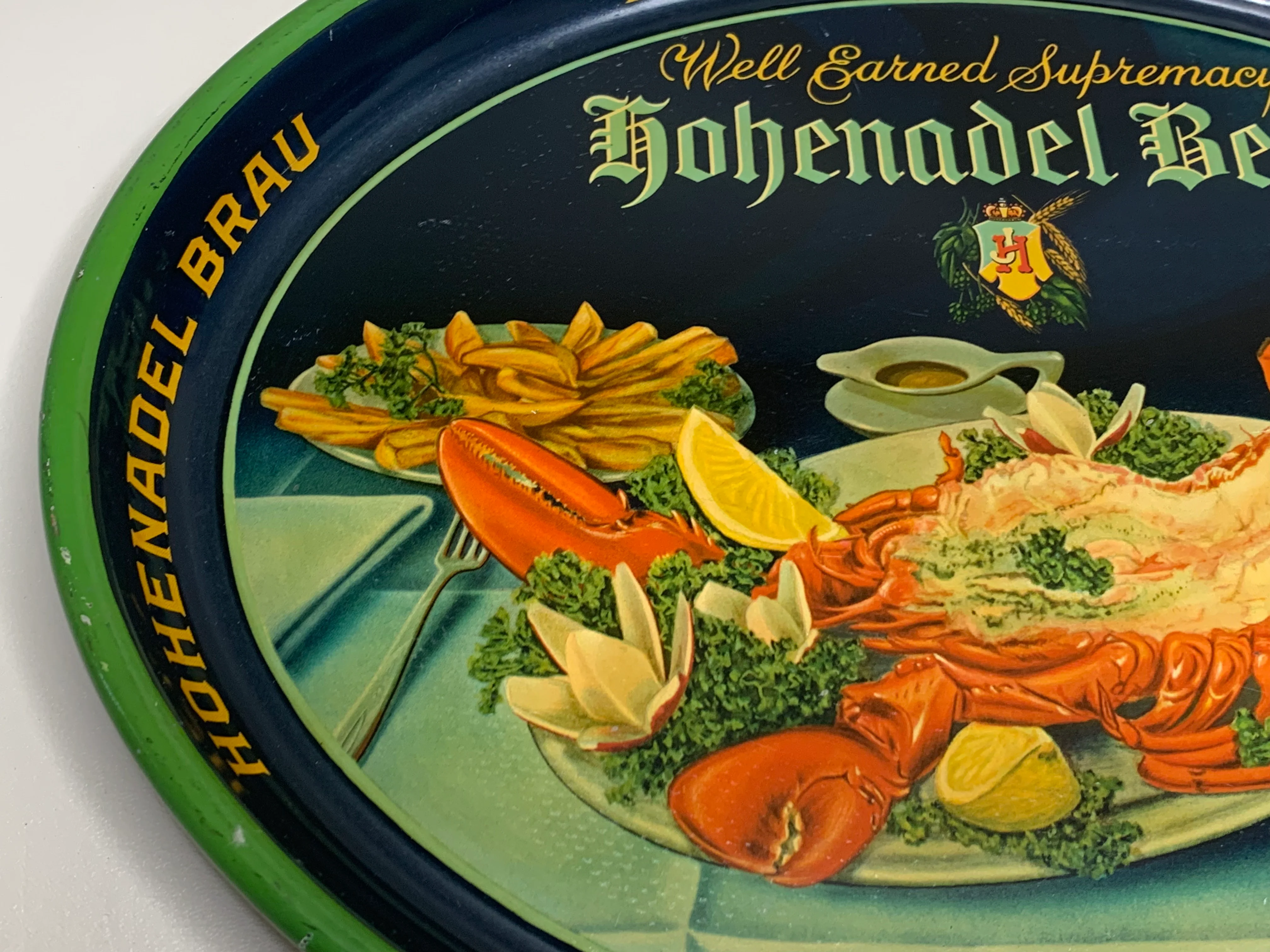 40s Hohenadel Beer Tray Indian Queen Ale Alt-pilsener By Hohenadel - Image 8
