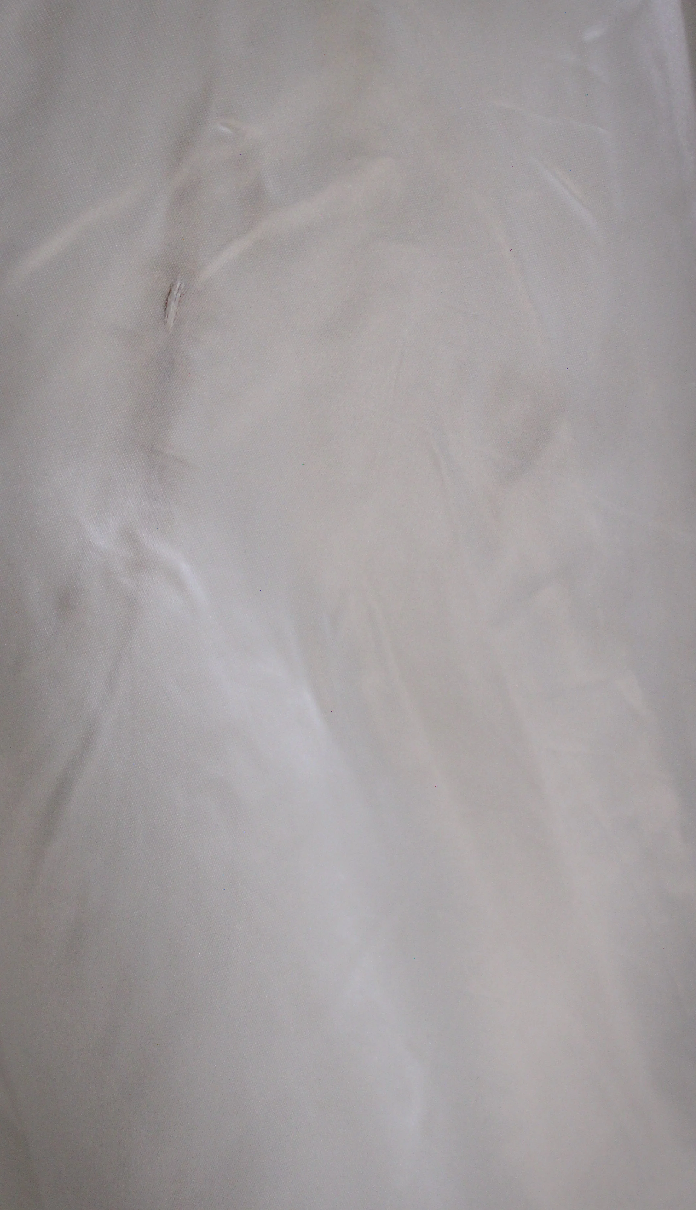 40s Hollywood Glamour Slipper Satin Wedding Dress In Soft White with Queen Anne Neckline Extra Long Train and Detailed Hand Beading - Image 8