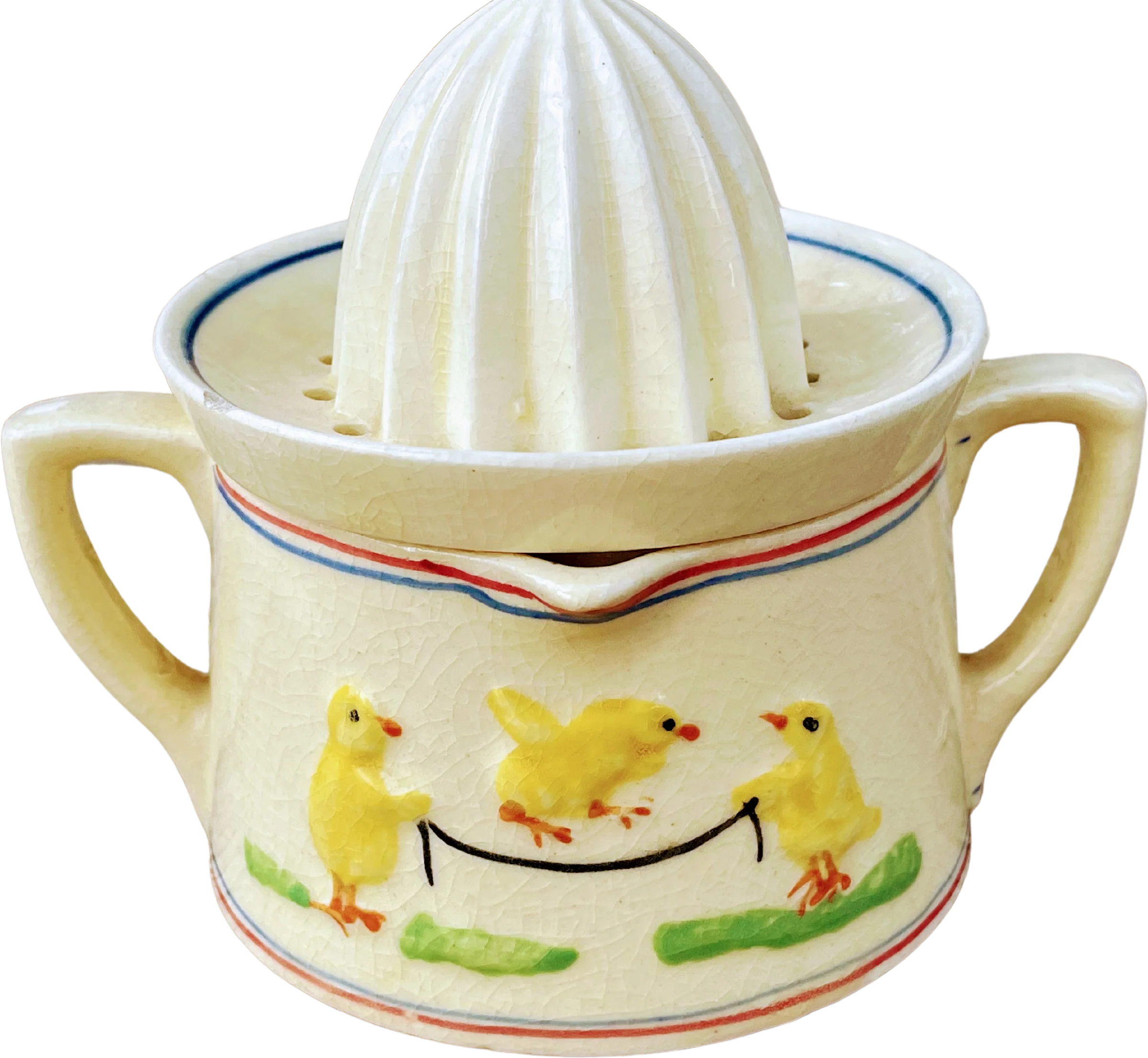 40s Juicer Reamer Chicks Playing Jump Rope Farmhouse