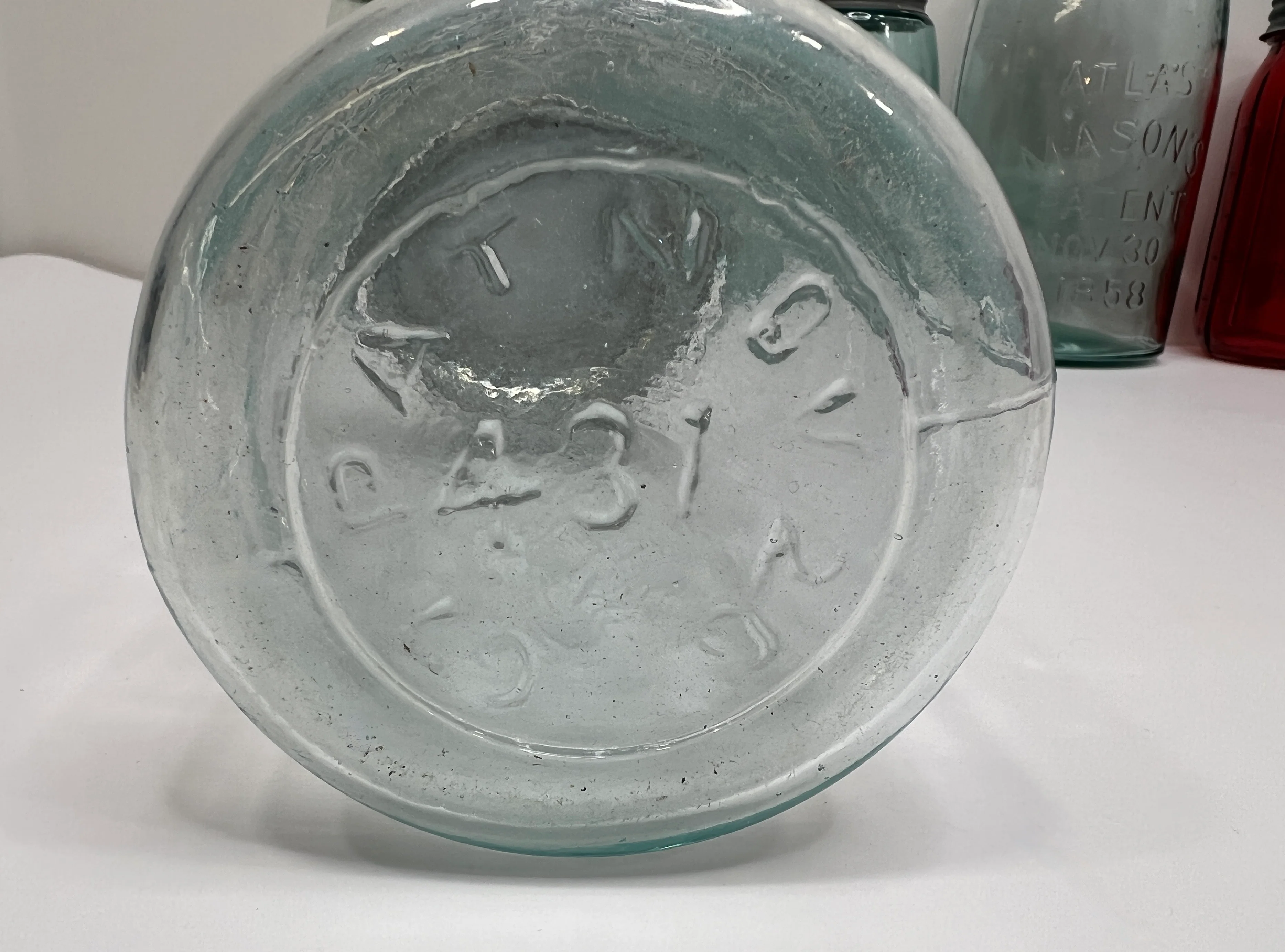 40s Lot Of Glass Atlas Mason Canning Jars W Lids By Atlas - Image 9