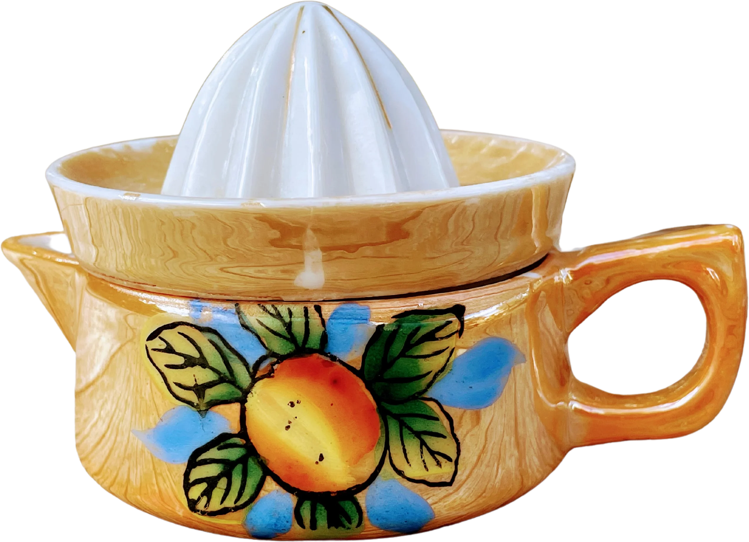 40s Lusterware Citrus Juicer Reamer Peach