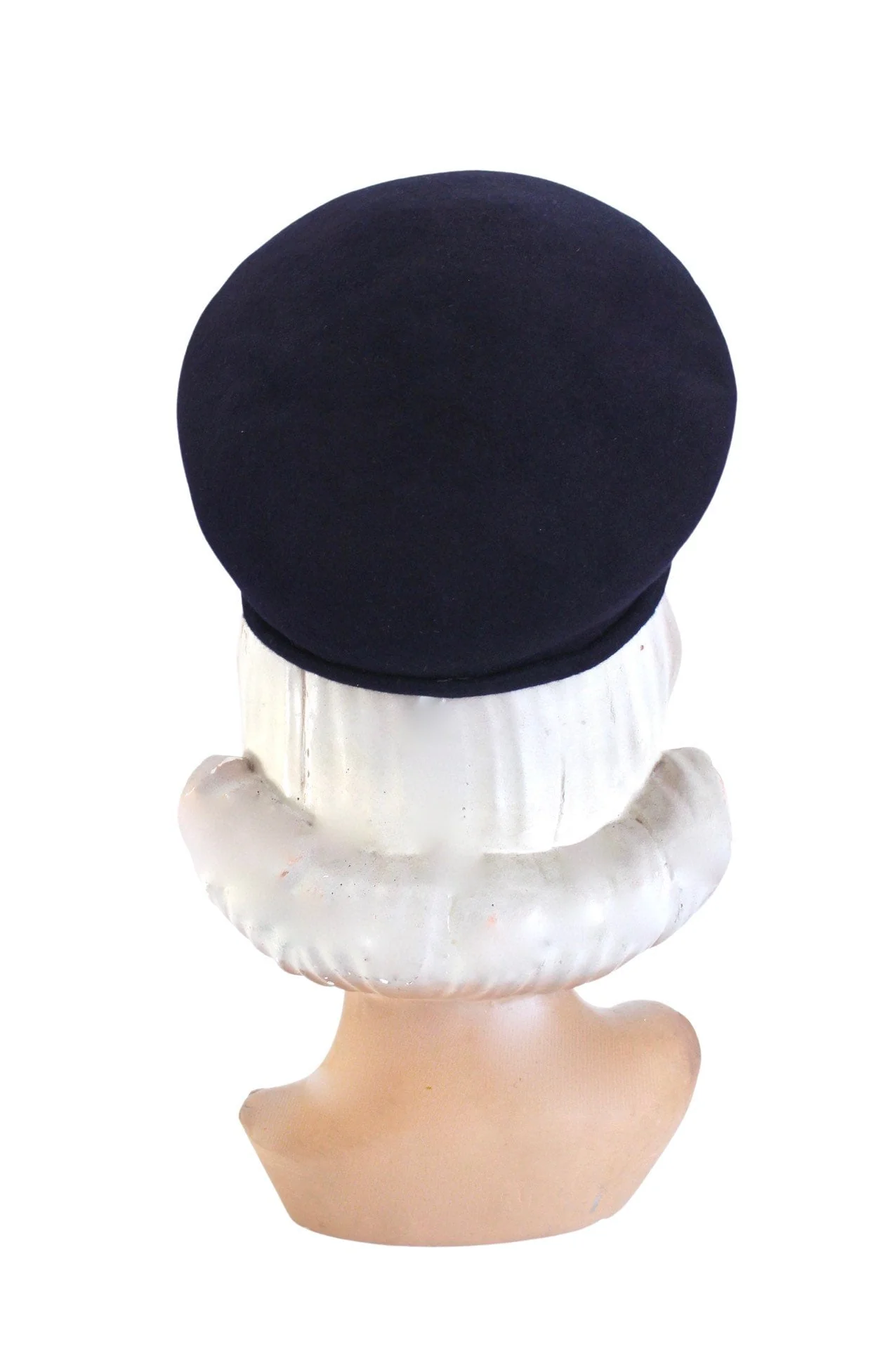 40s Navy Blue Halo Hat - Image 8