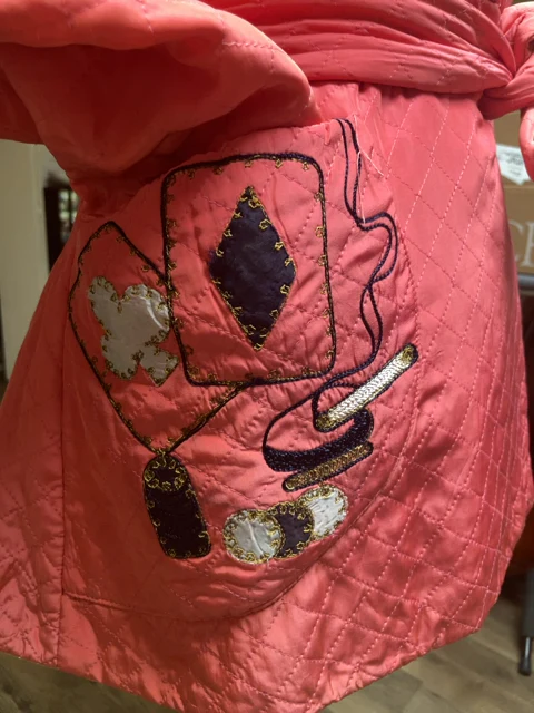 40s Pink Vices Bed Jacket by Waylon - Image 3