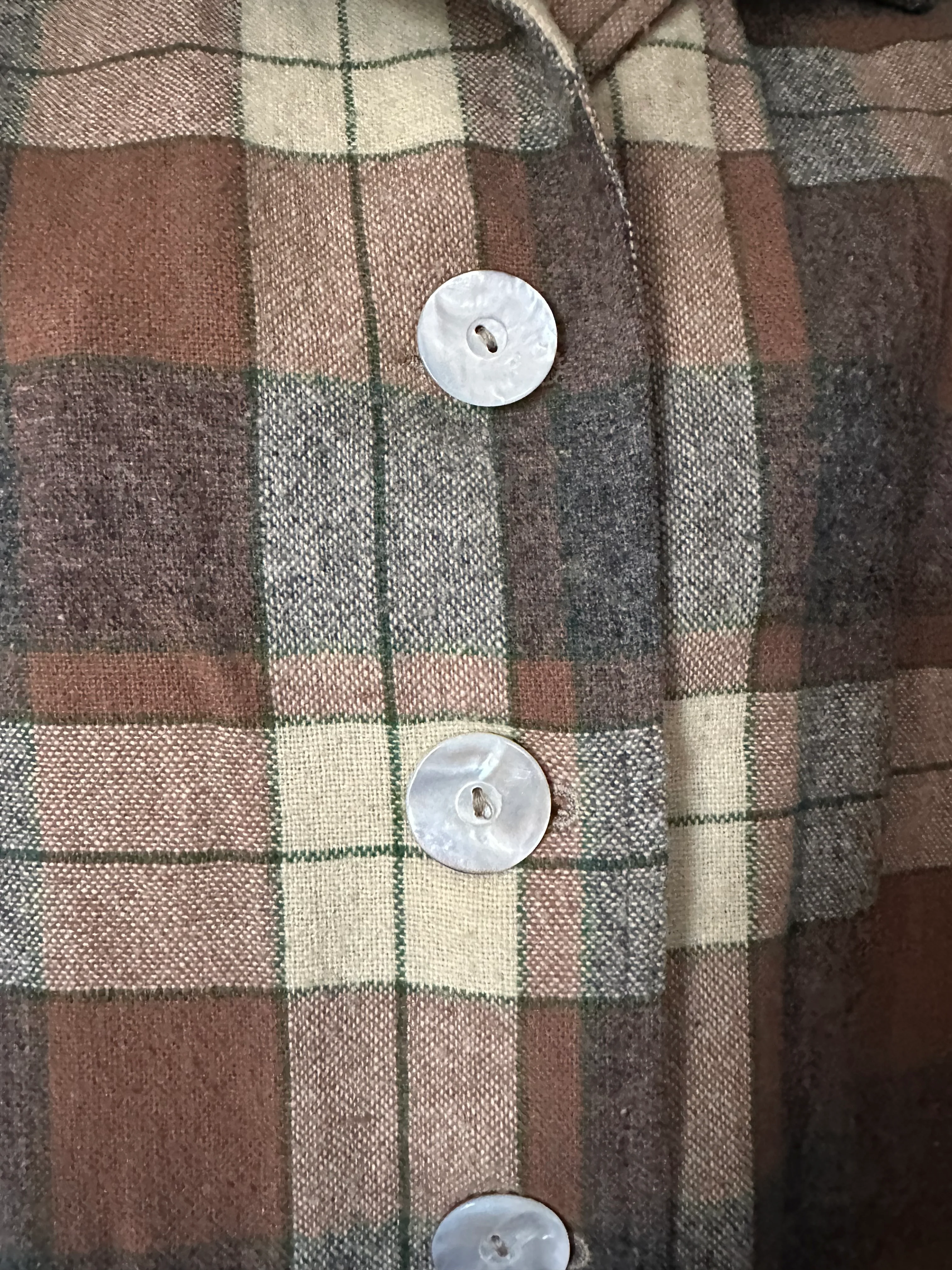 40s Plaid Shirt And Skirt Set By Chippewa - Image 5