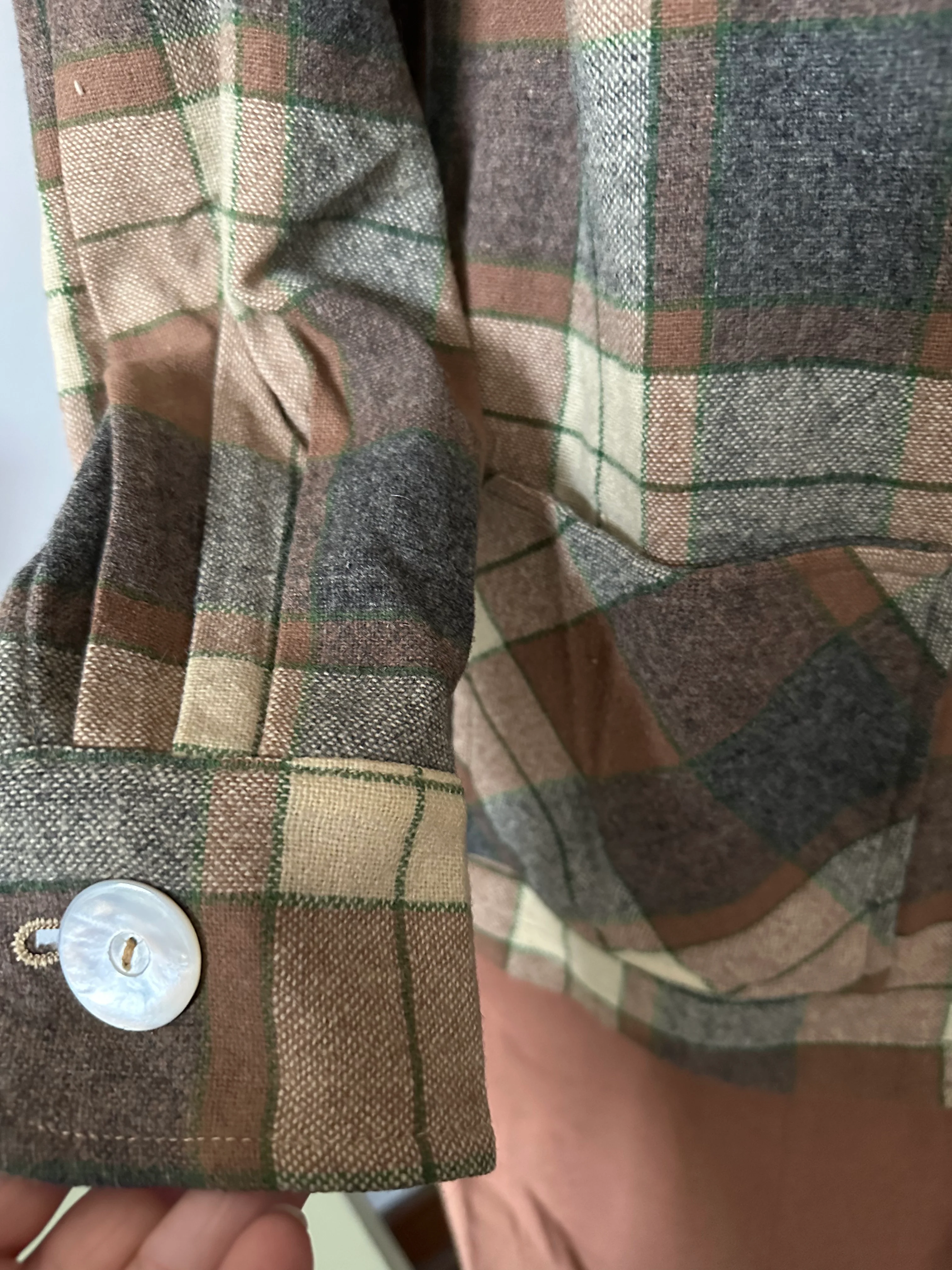 40s Plaid Shirt And Skirt Set By Chippewa - Image 6