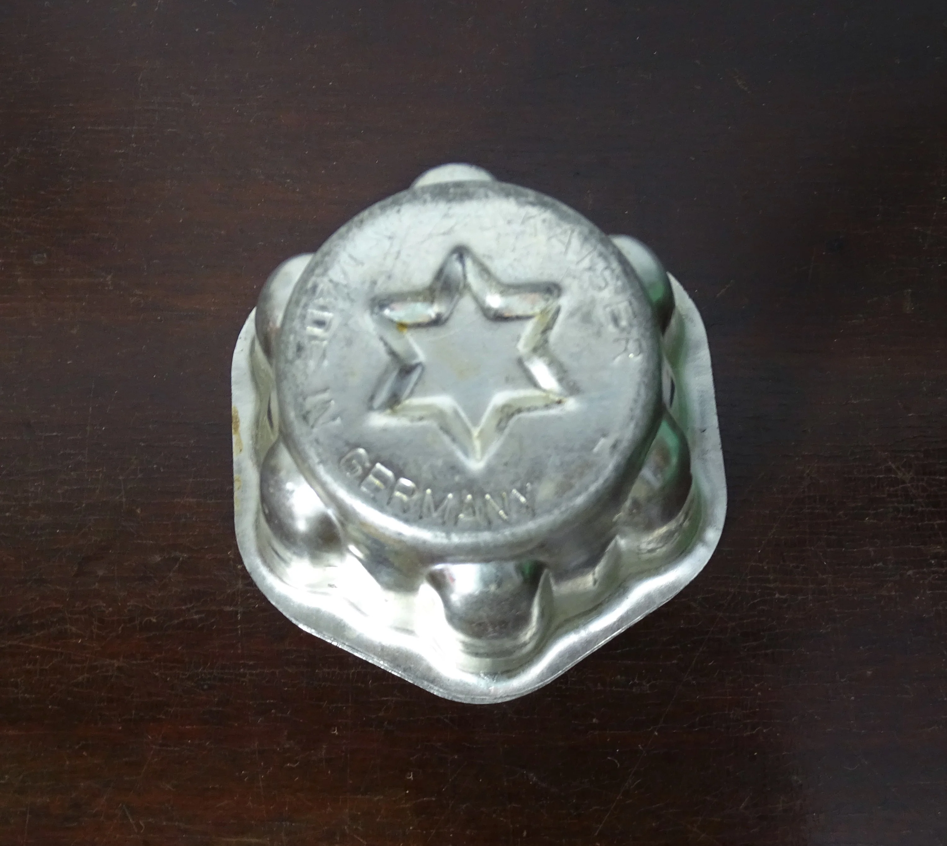 40s Set Of 4 Star Metal Baking Steel Jello Mold Tin By Kaiser - Image 4