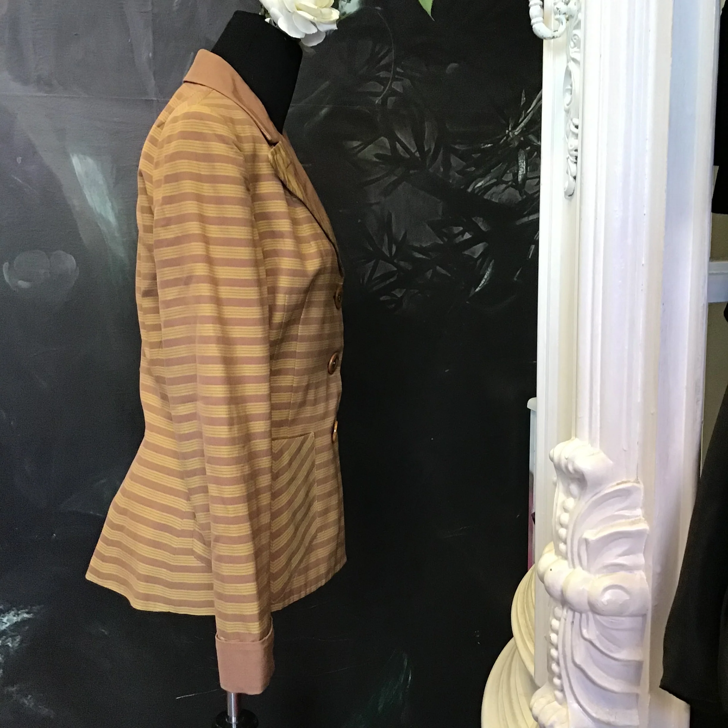 40s Striped Blazer - Image 3