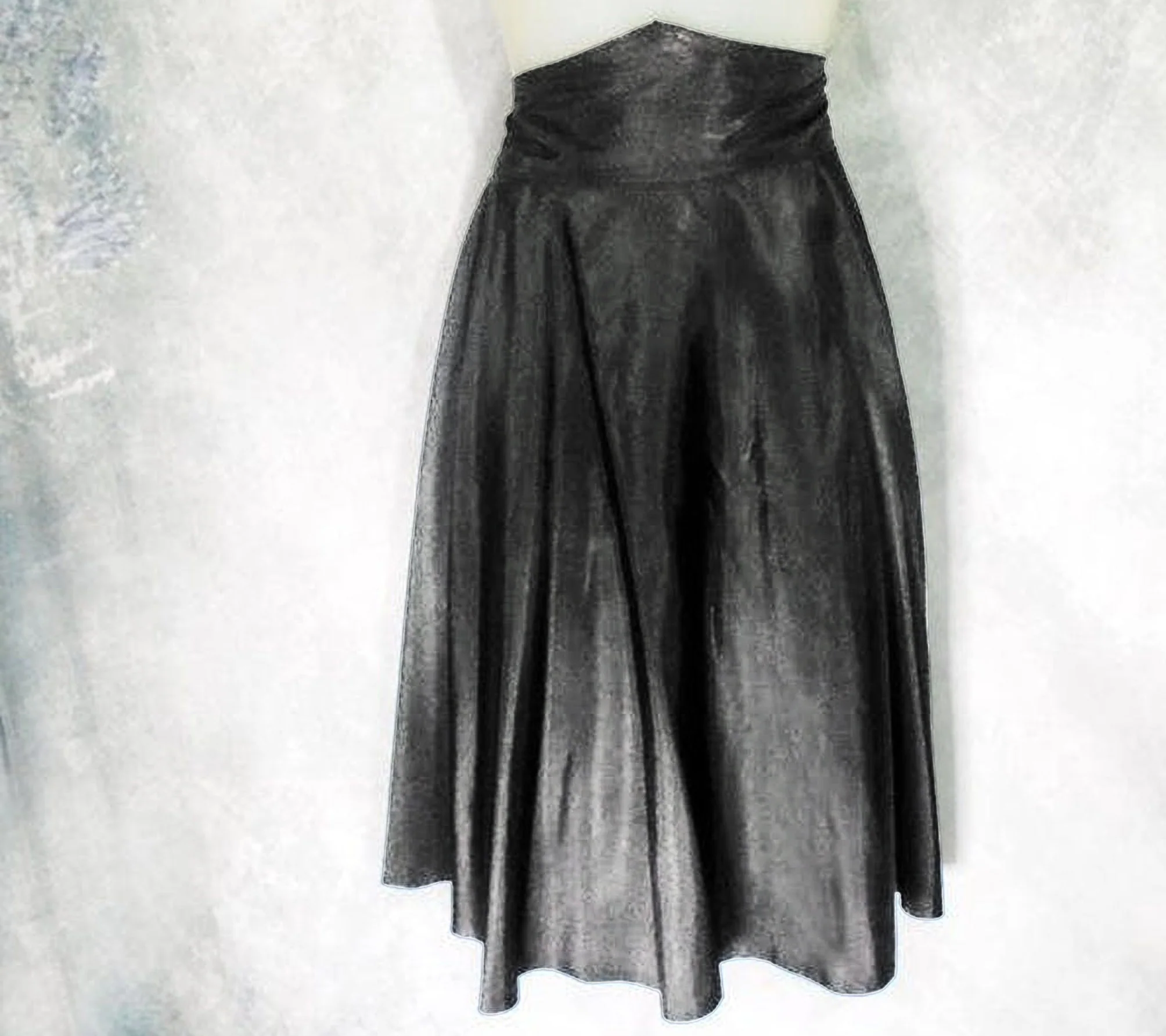 40s Taffeta Skirt High And Wide Waist, Swing Dancing - Image 9