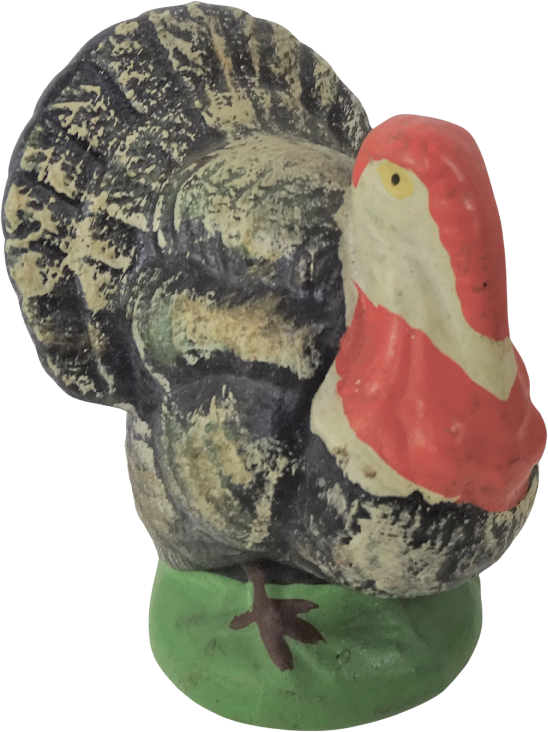 40s Vintage Ceramic Thanksgiving Small Turkey Figurine