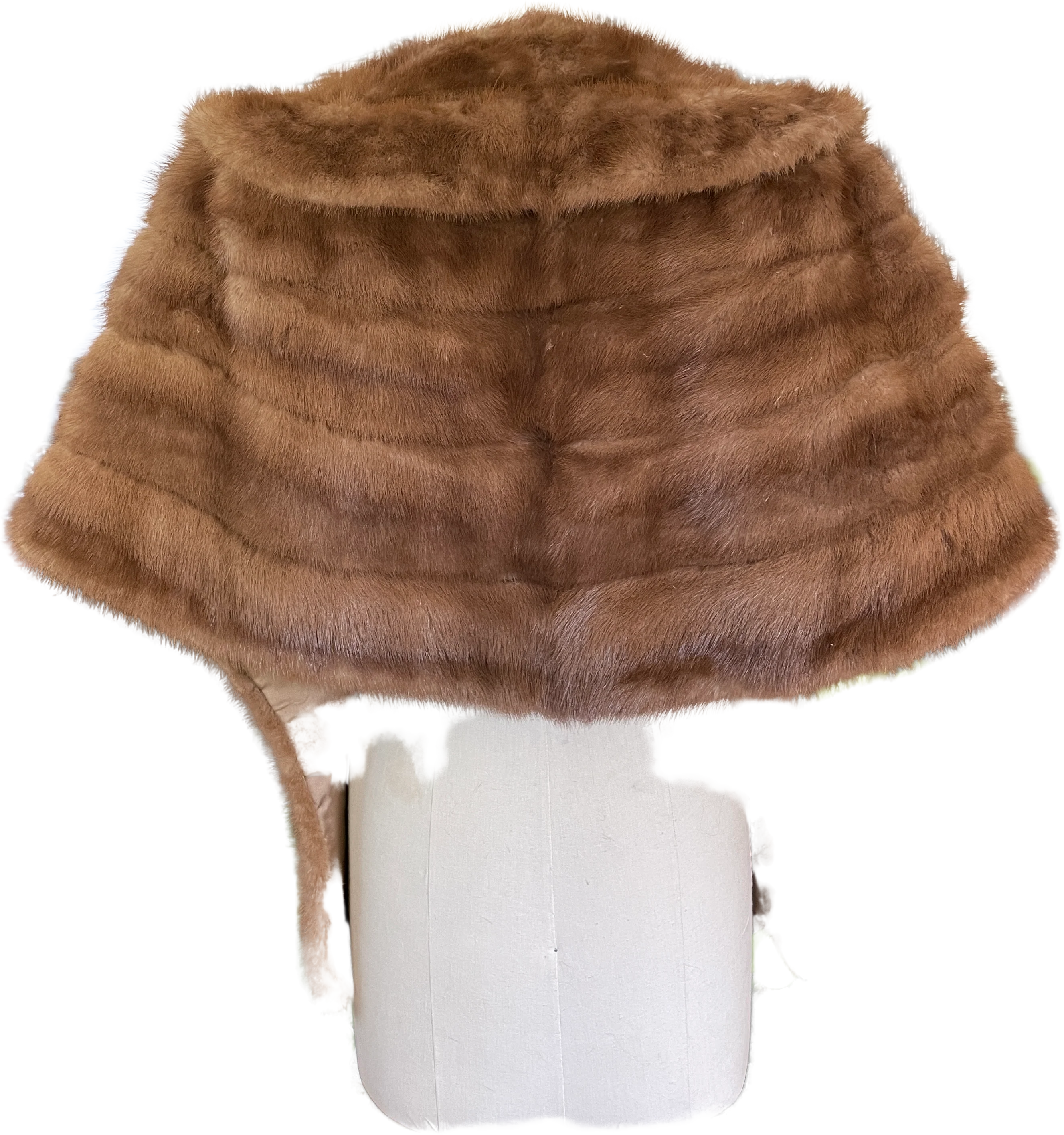 40s Vintage Mink Stole Shrug Shawl By Schiaparelli - Image 2