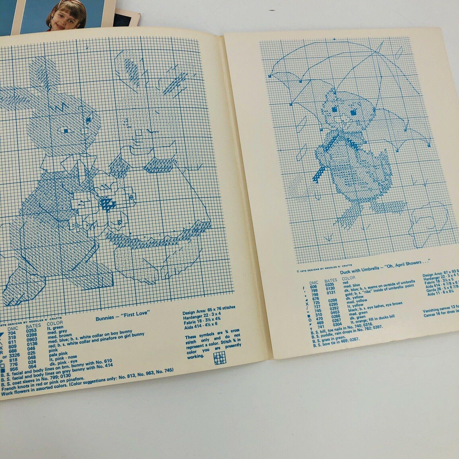 5 Cross Stitch Patterns Books and Booklets - Kids Sweatshirts Bookmarks Baby Bibs by Leisure Arts - Image 11