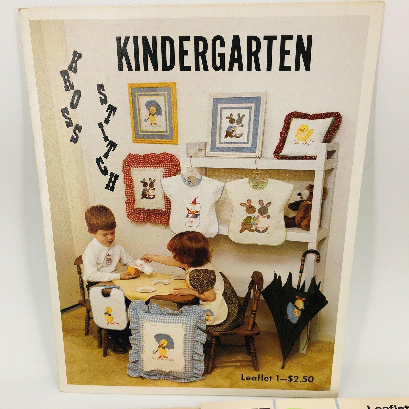 5 Cross Stitch Patterns Books and Booklets - Kids Sweatshirts Bookmarks Baby Bibs by Leisure Arts - Image 2