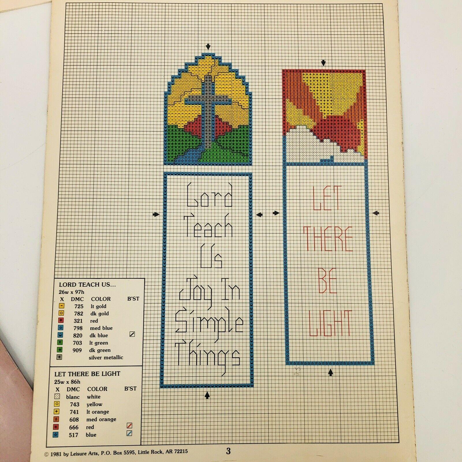 5 Cross Stitch Patterns Books and Booklets - Kids Sweatshirts Bookmarks Baby Bibs by Leisure Arts - Image 8