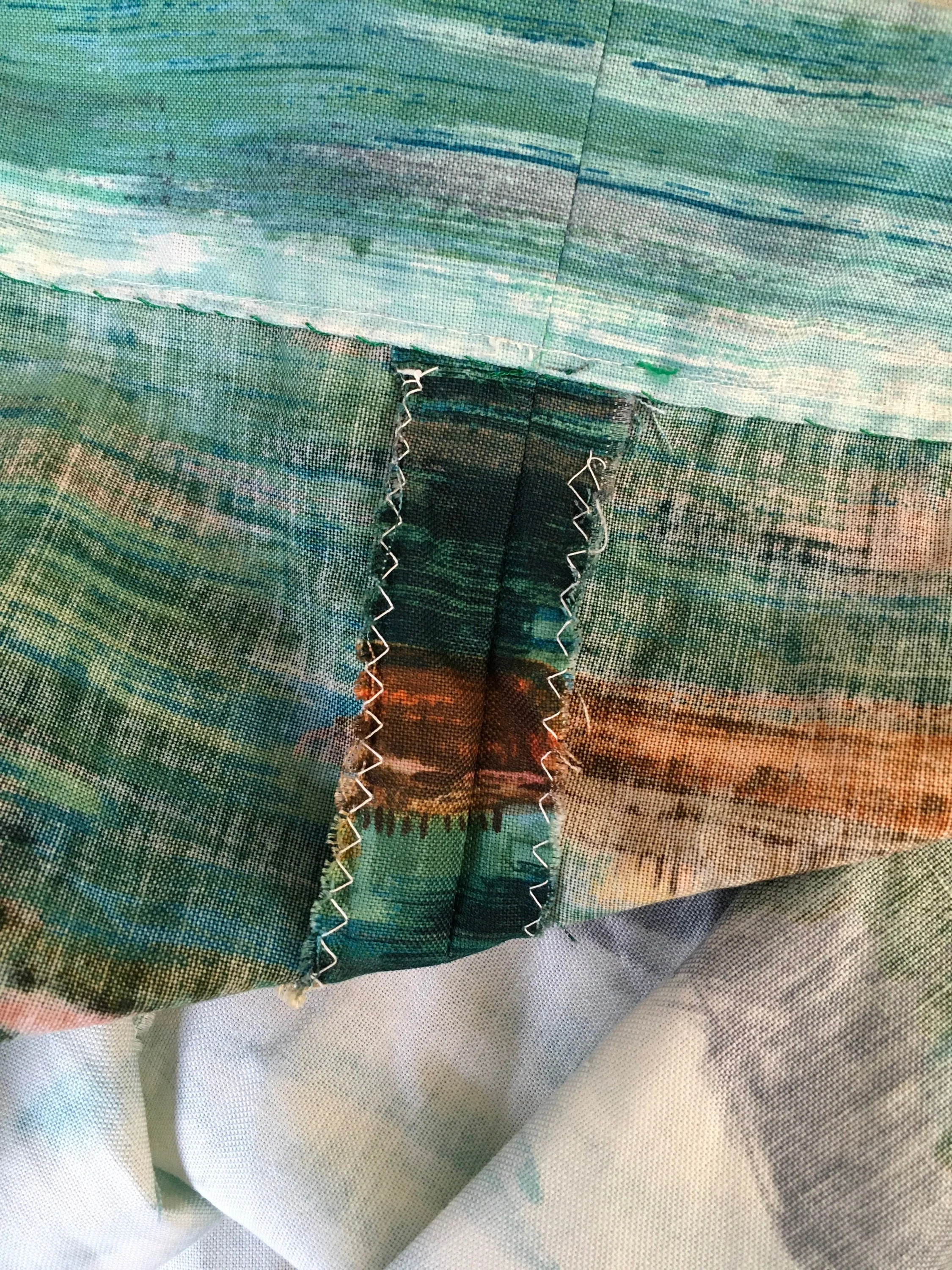 50’s Scenic Novelty Print Border Cotton Skirt - Image 6