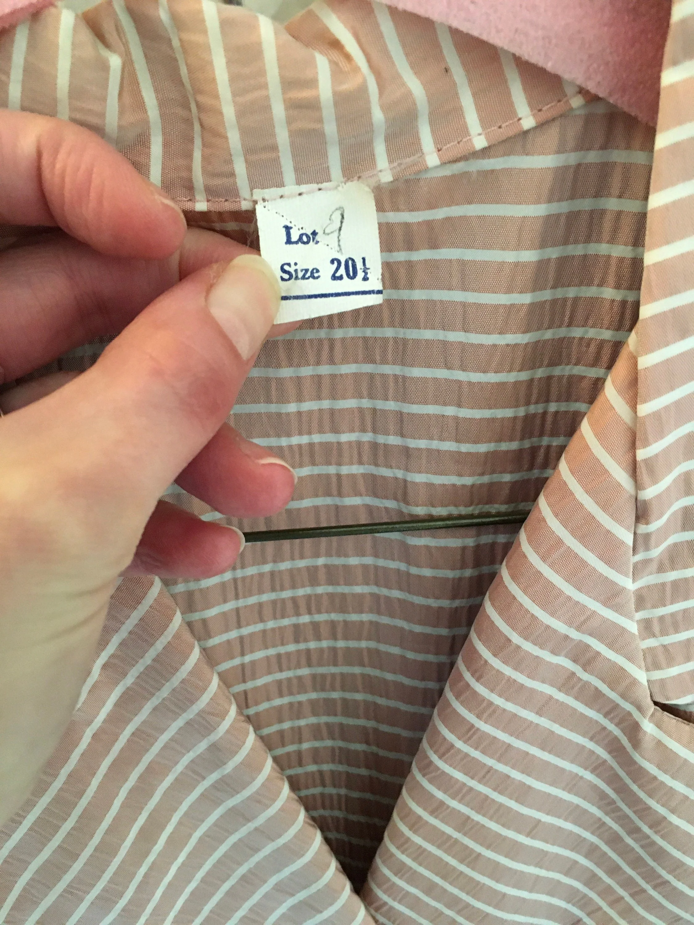 50’s Striped Button Down Sleveeless Summer Dress - Image 8
