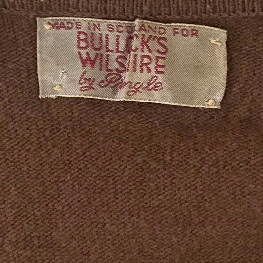 50s 100% Pure Cashmere Sweater Made In Scotland Jumper By Pringle - Image 4