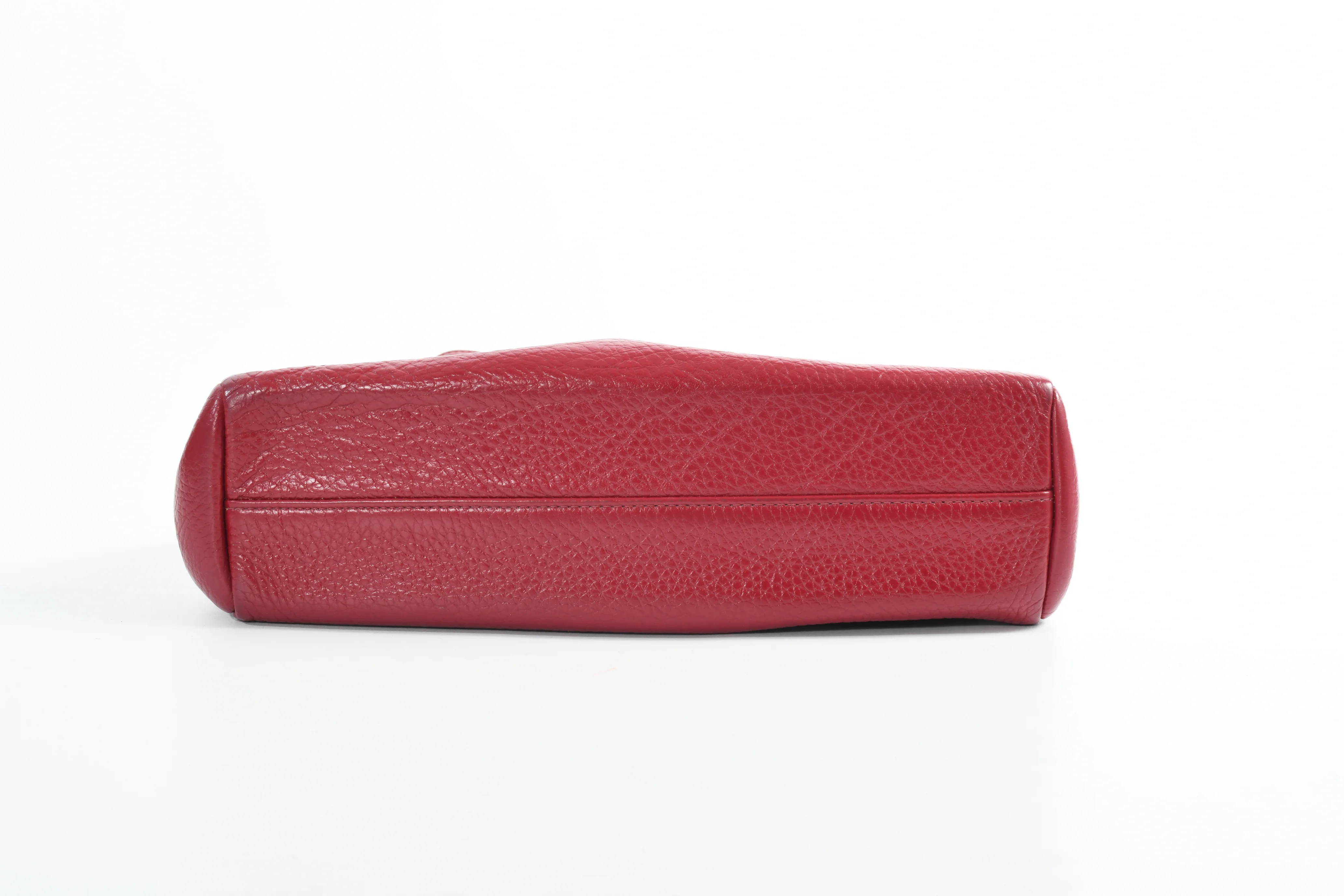 50s 50s Red Leather 3 Pocket Purse By Fashions by Margolin - Image 7