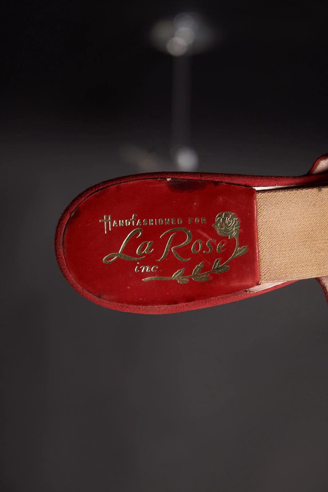 50s Red Suede Sprinolator Heels by Falenti - Image 9