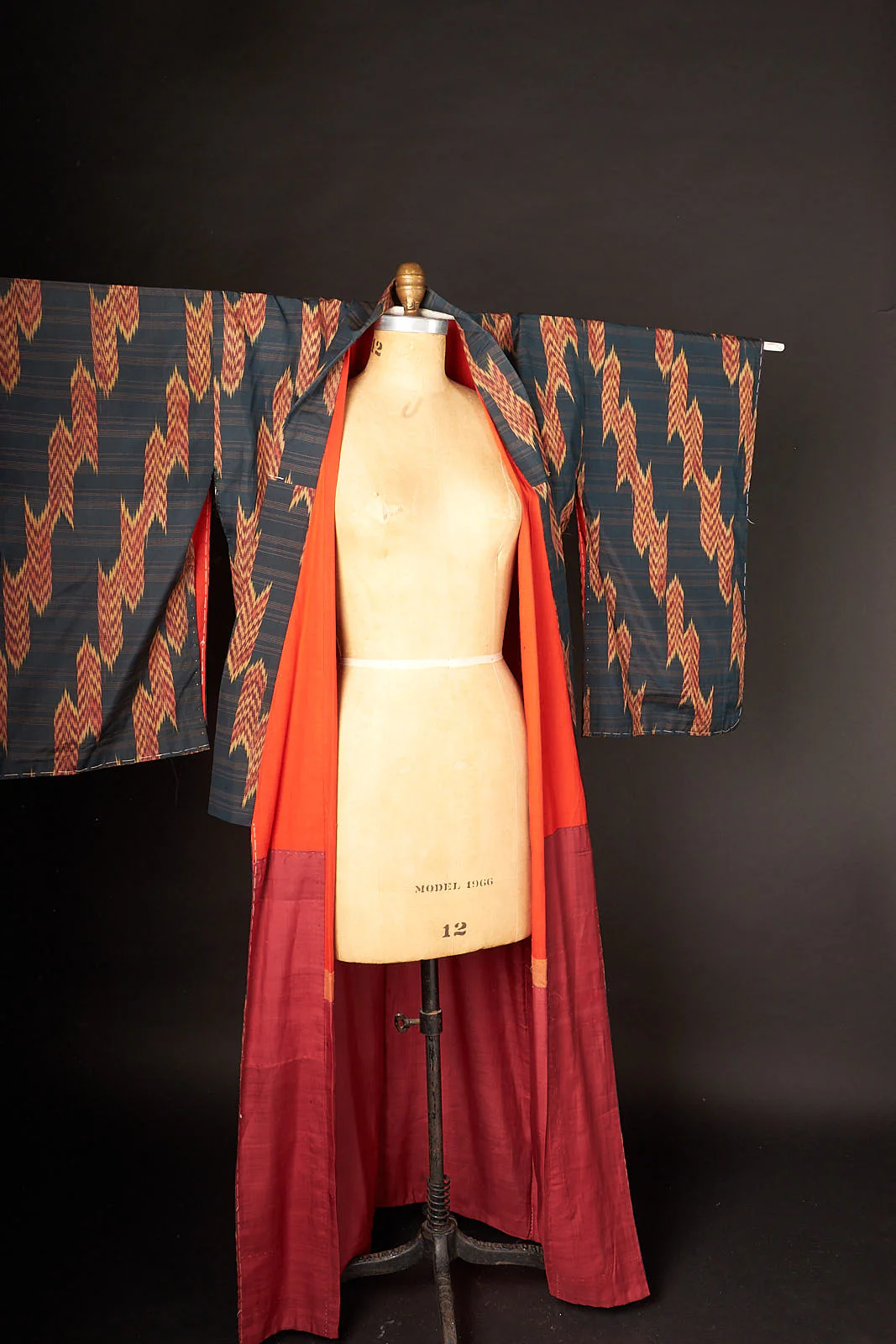 50s 50s Silk Japan Style Robe - Image 4