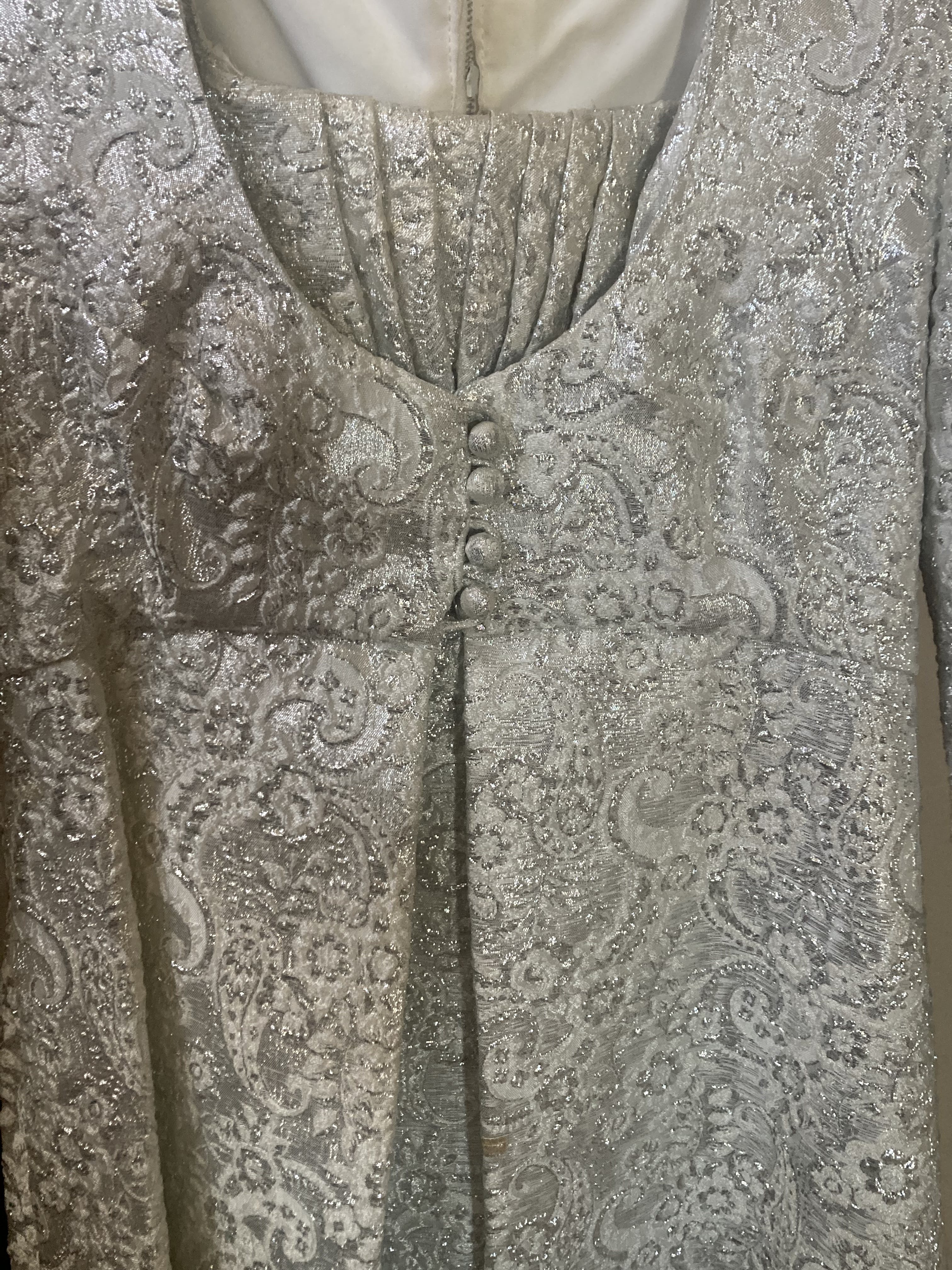 50s Wintery Cocktail Dress And Jacket - Image 3