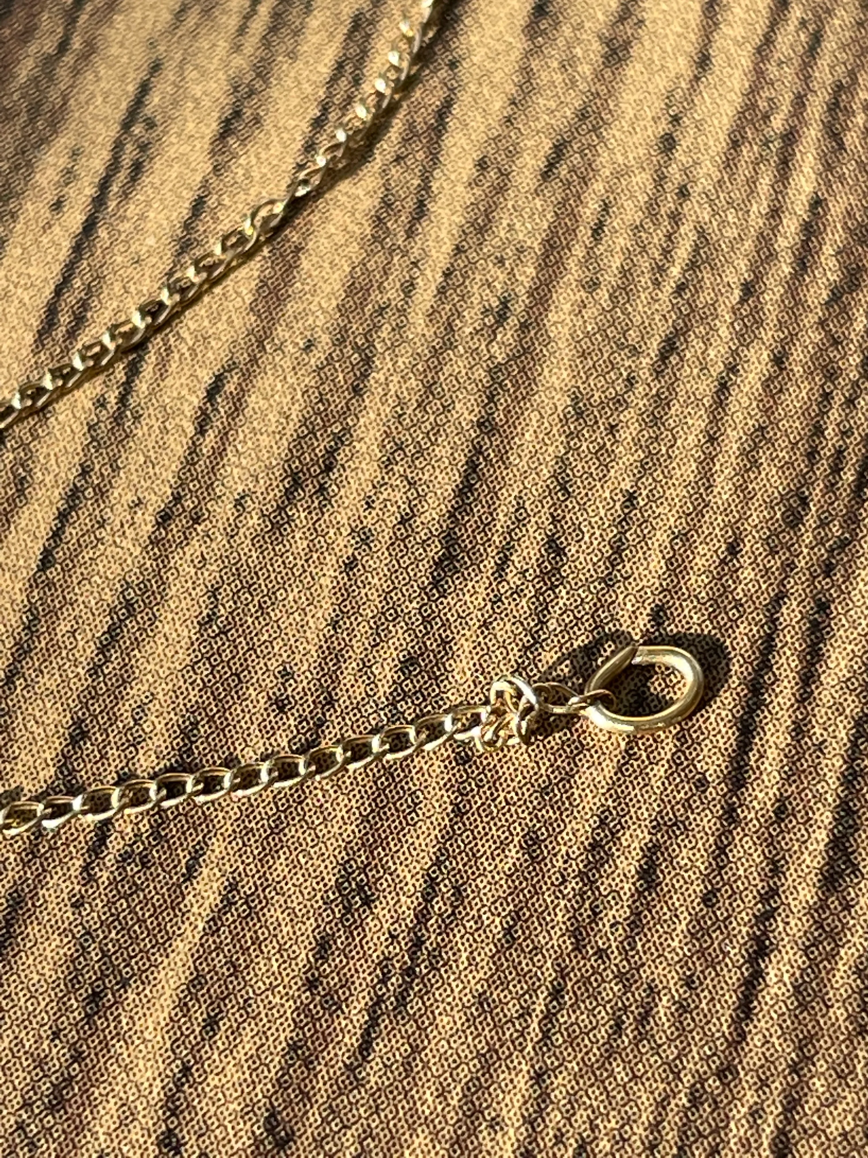 50s/60s 14k Gold Chain With Sapphire Pendant - Image 14