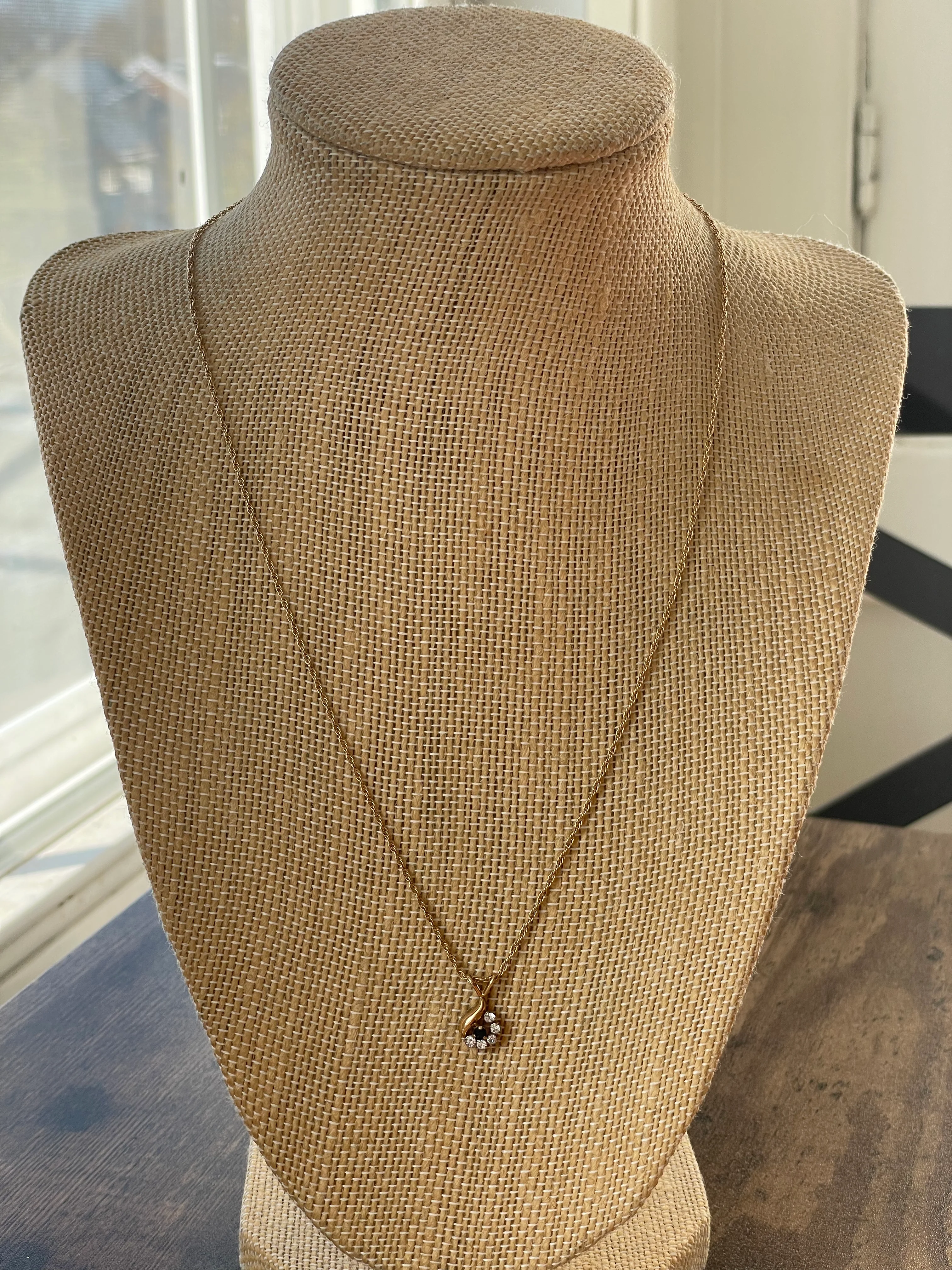 50s/60s 14k Gold Filled Necklace With Dainty Pendant By Krementz - Image 4
