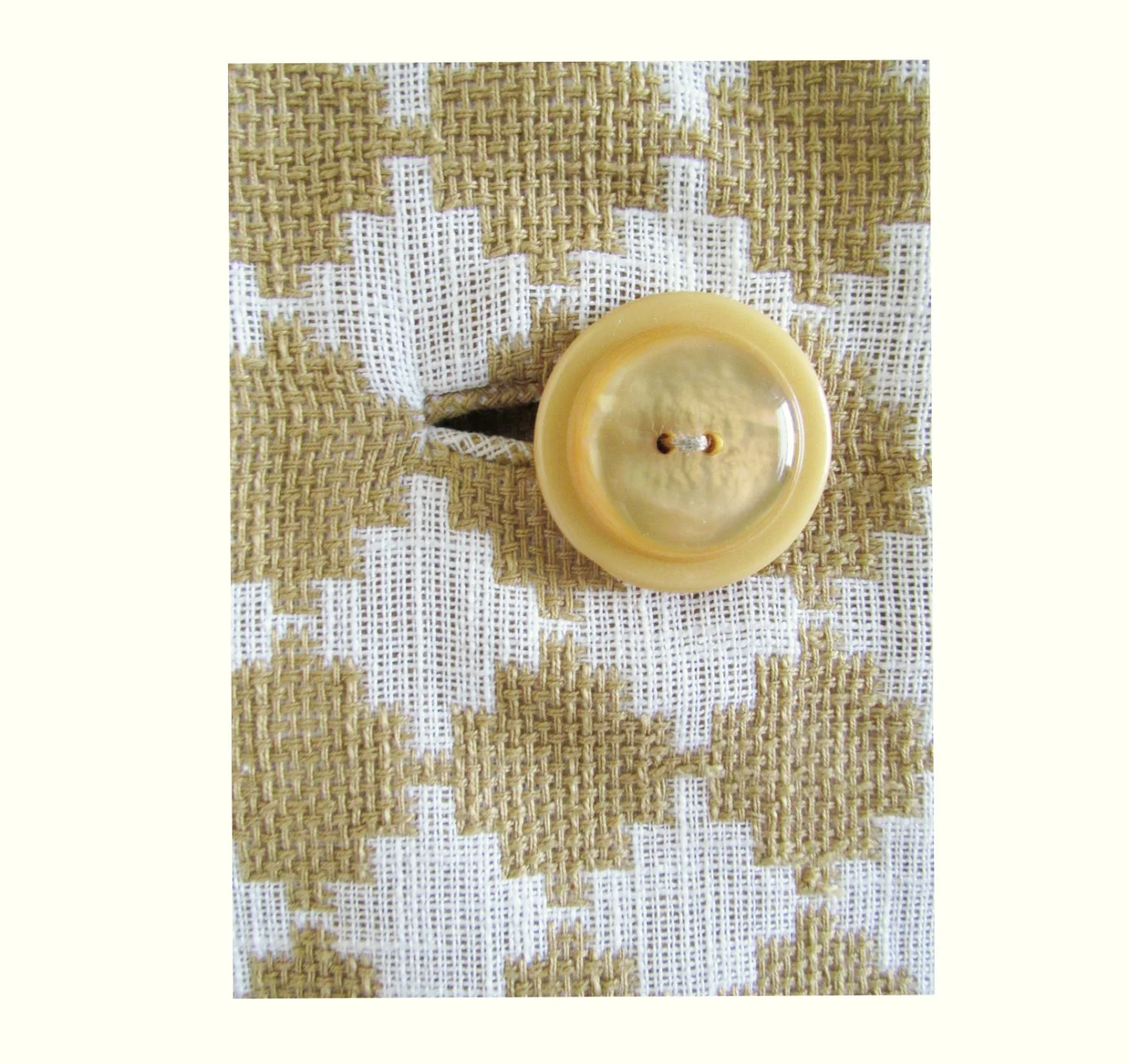 50s 60s Atomic Mod Gold and White Jacket From Ogden Mills for Fall Or Spring M - Image 2
