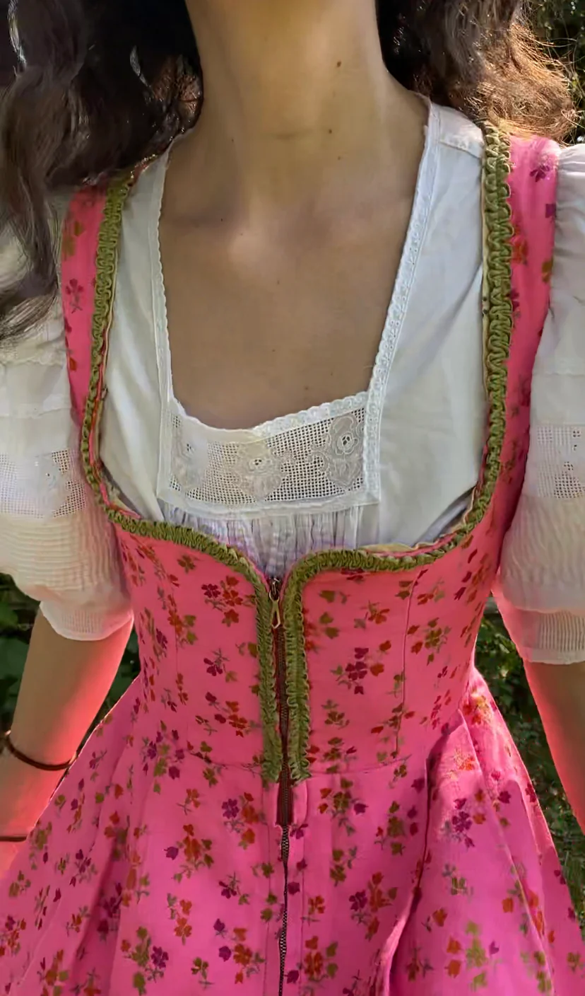 50s/60s Authentic Austrian-made Dirndl By Salzburger Trachten - Image 14
