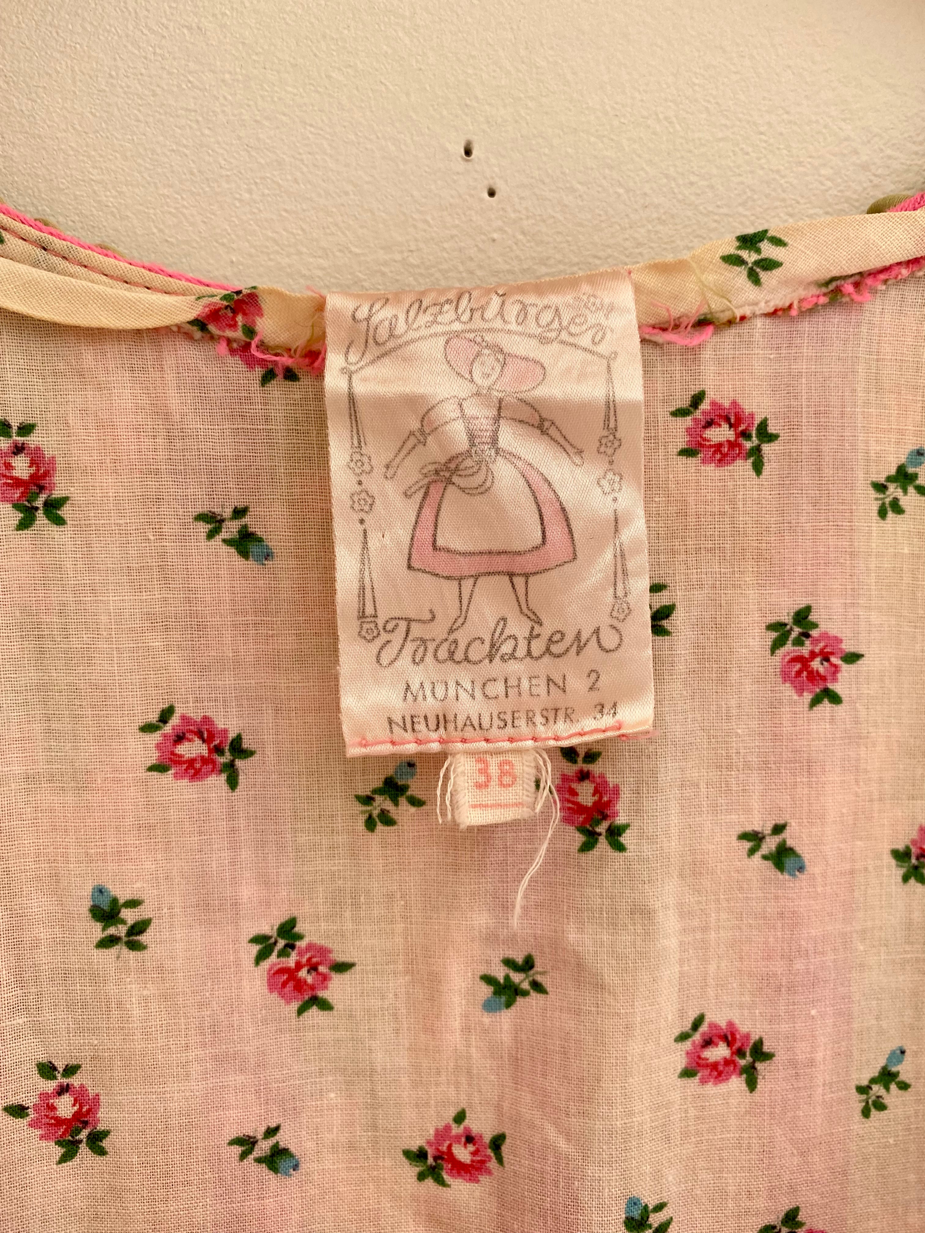 50s/60s Authentic Austrian-made Dirndl By Salzburger Trachten - Image 3