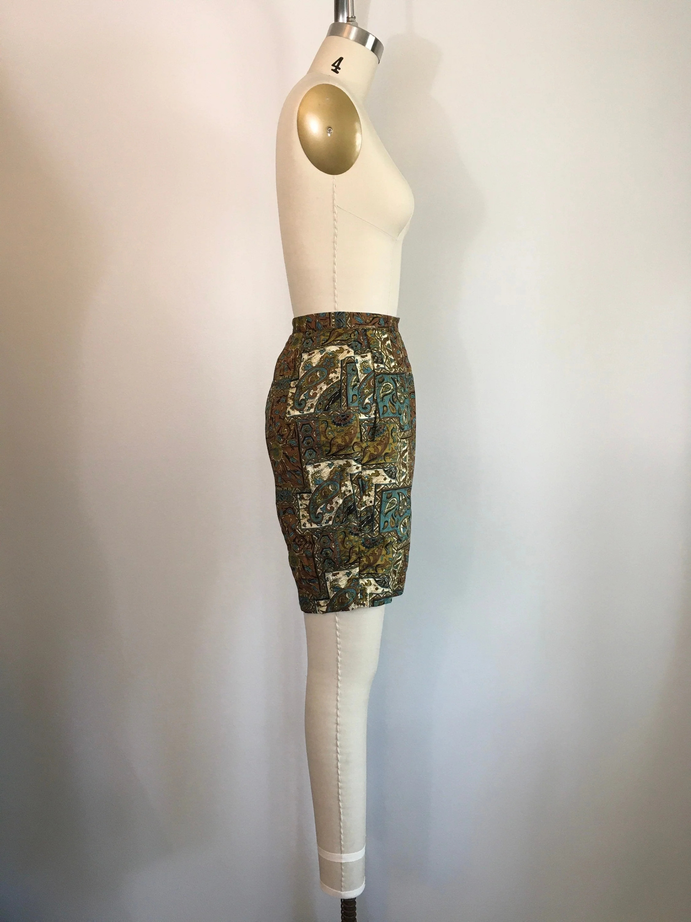 50's/60's Batik Print Shorts by Jantzen - Image 3