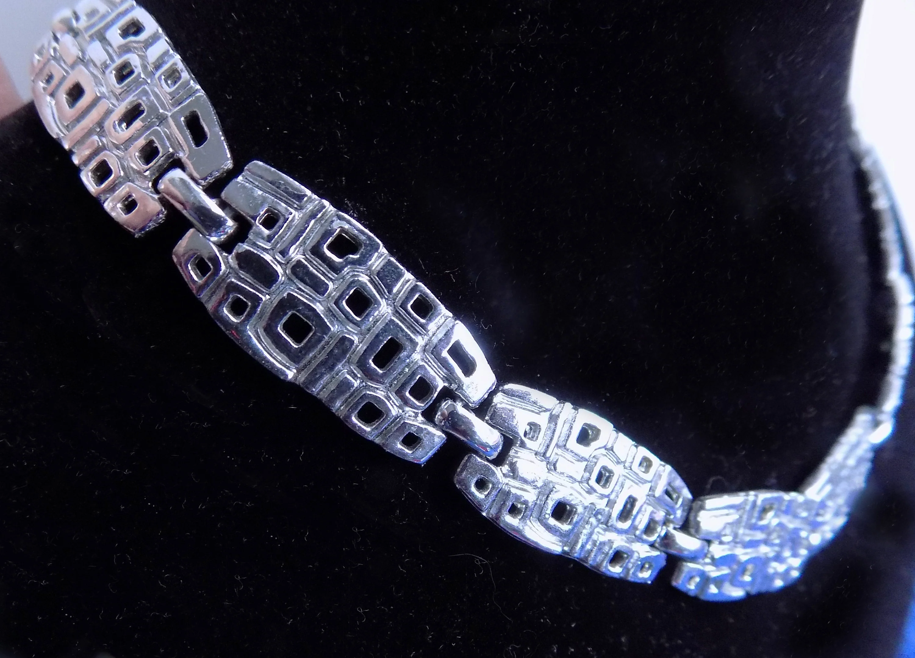 50s 60s Brutalist Necklace Modern Mcm Wearable Art Studio Piece Choker Atomic Cubist - Image 3