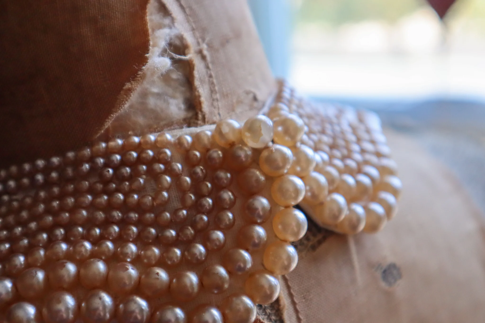 50s/60s Faux Pearl Collar Necklace By Top Fashions - Image 6