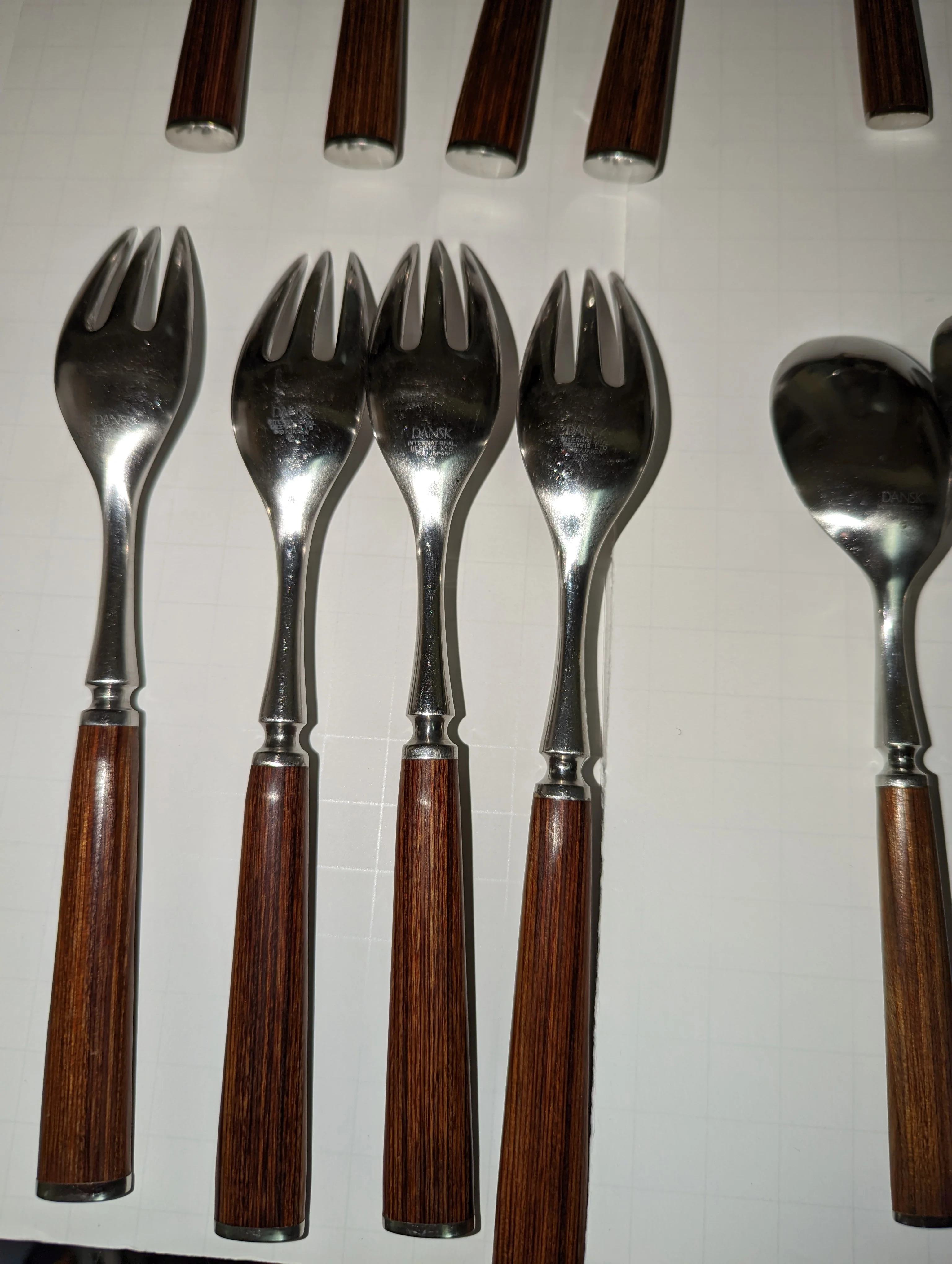 50s/60s Fjord Teak And Stainless Flatware 20 Piece Japan By Dansk - Image 10