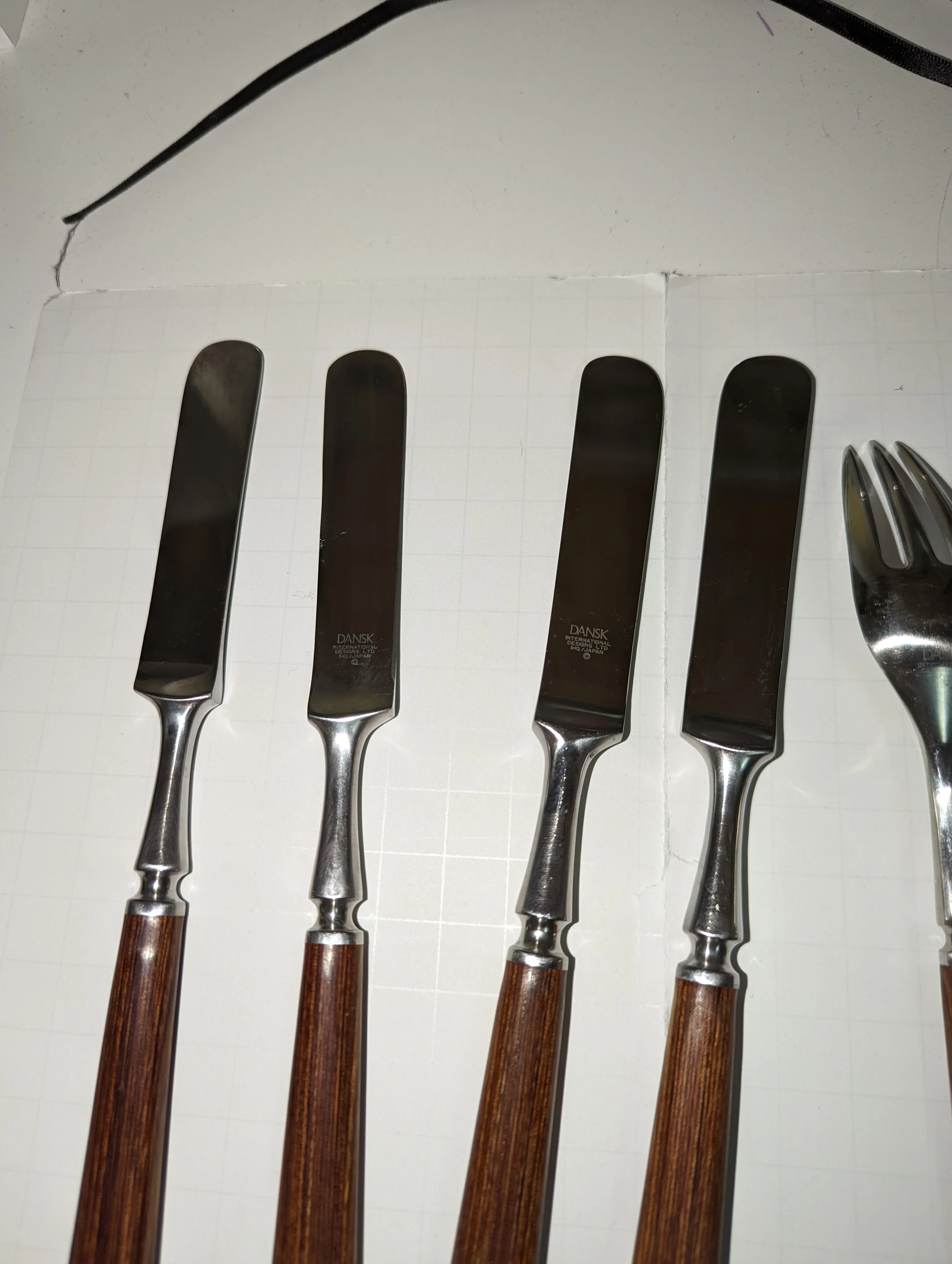 50s/60s Fjord Teak And Stainless Flatware 20 Piece Japan By Dansk - Image 12