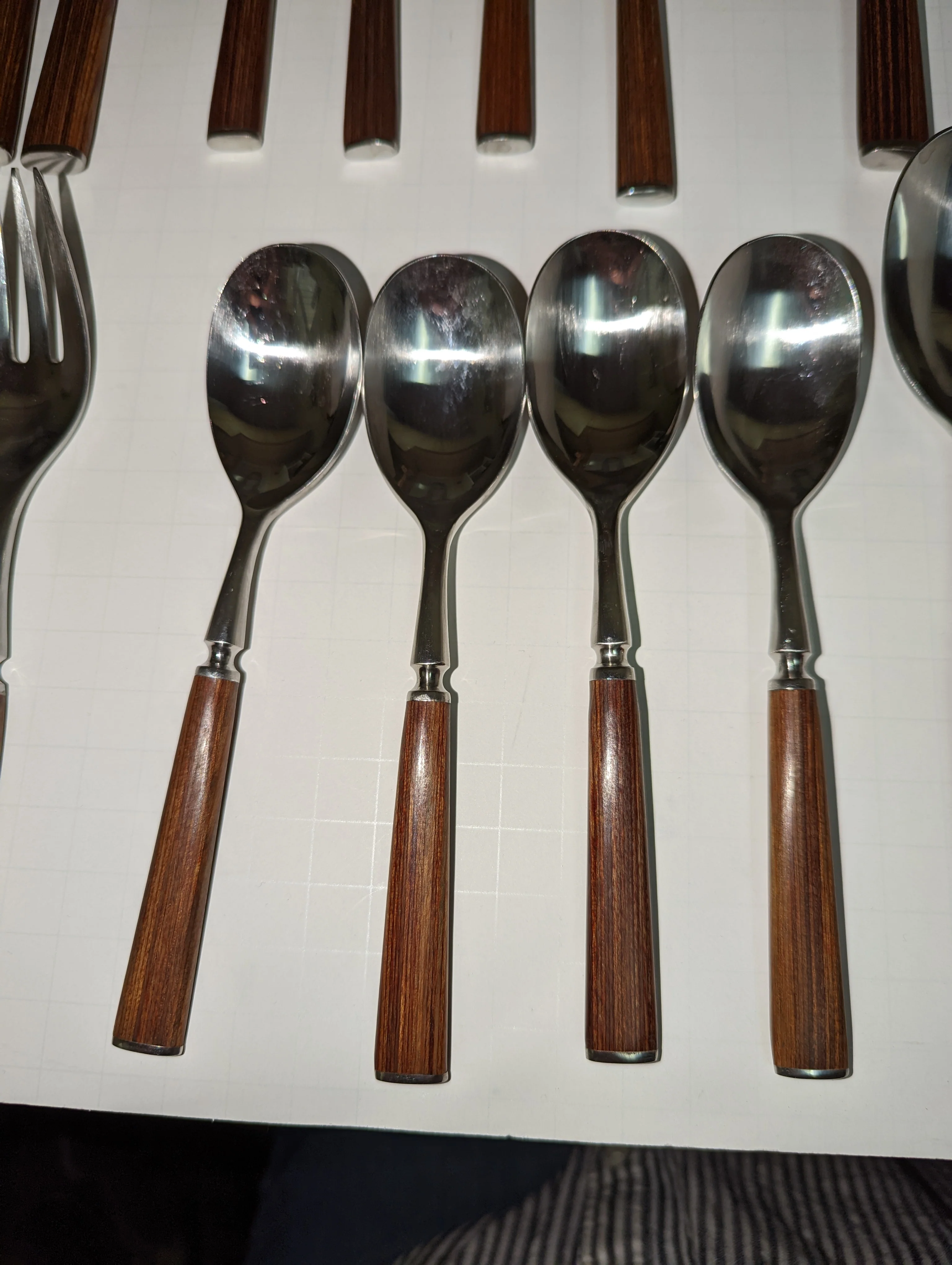 50s/60s Fjord Teak And Stainless Flatware 20 Piece Japan By Dansk - Image 14
