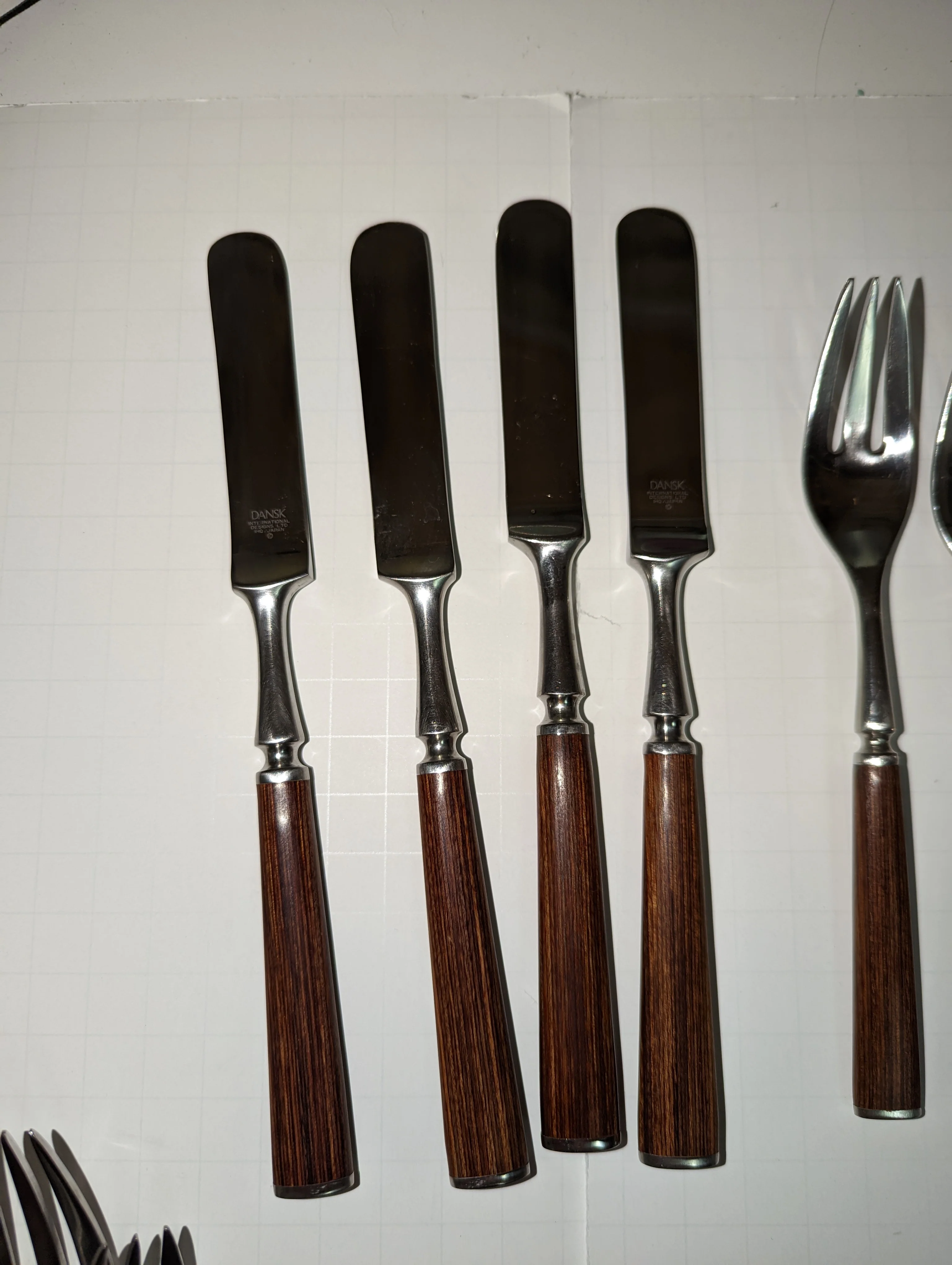 50s/60s Fjord Teak And Stainless Flatware 20 Piece Japan By Dansk - Image 17