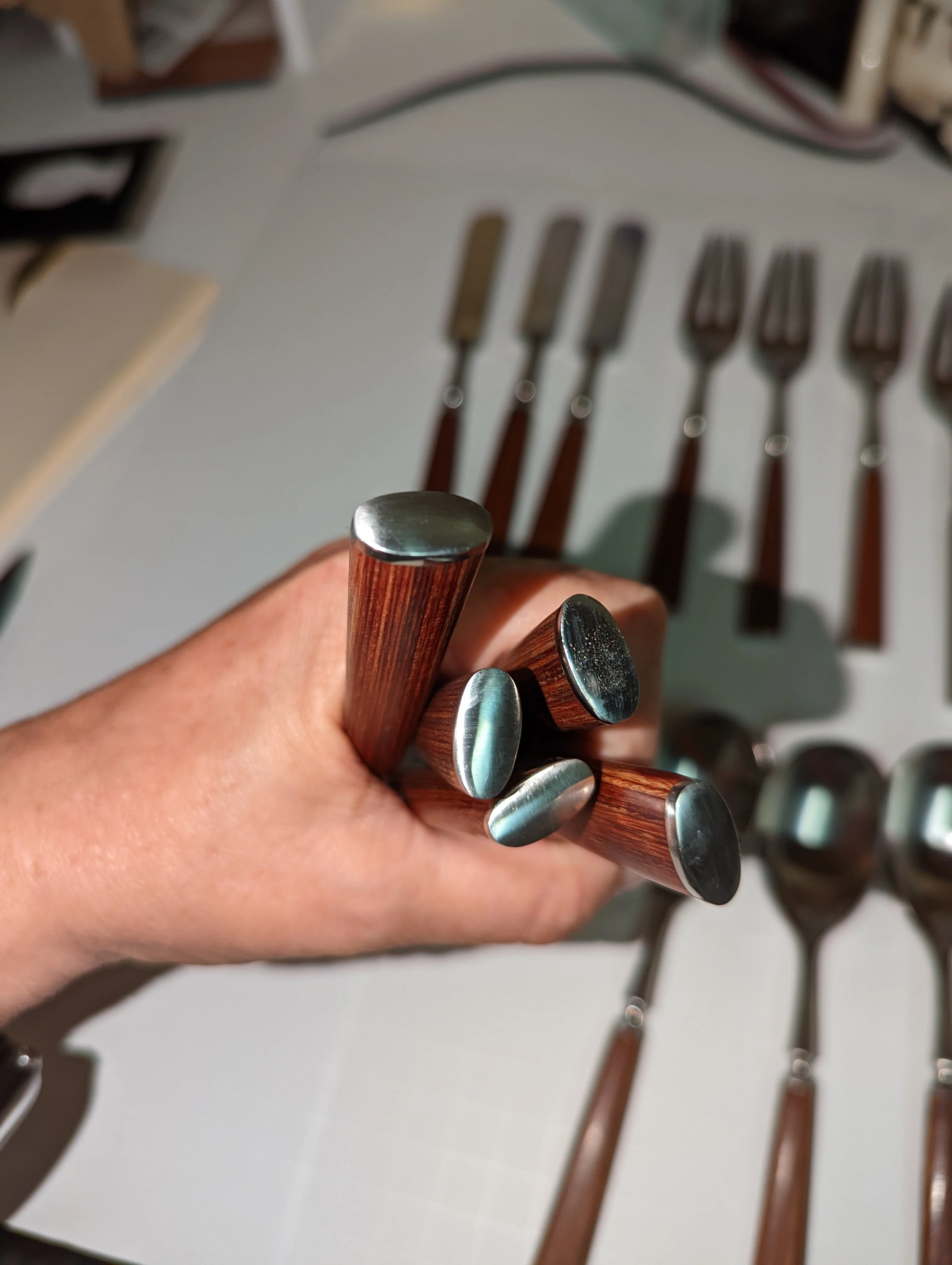 50s/60s Fjord Teak And Stainless Flatware 20 Piece Japan By Dansk - Image 18