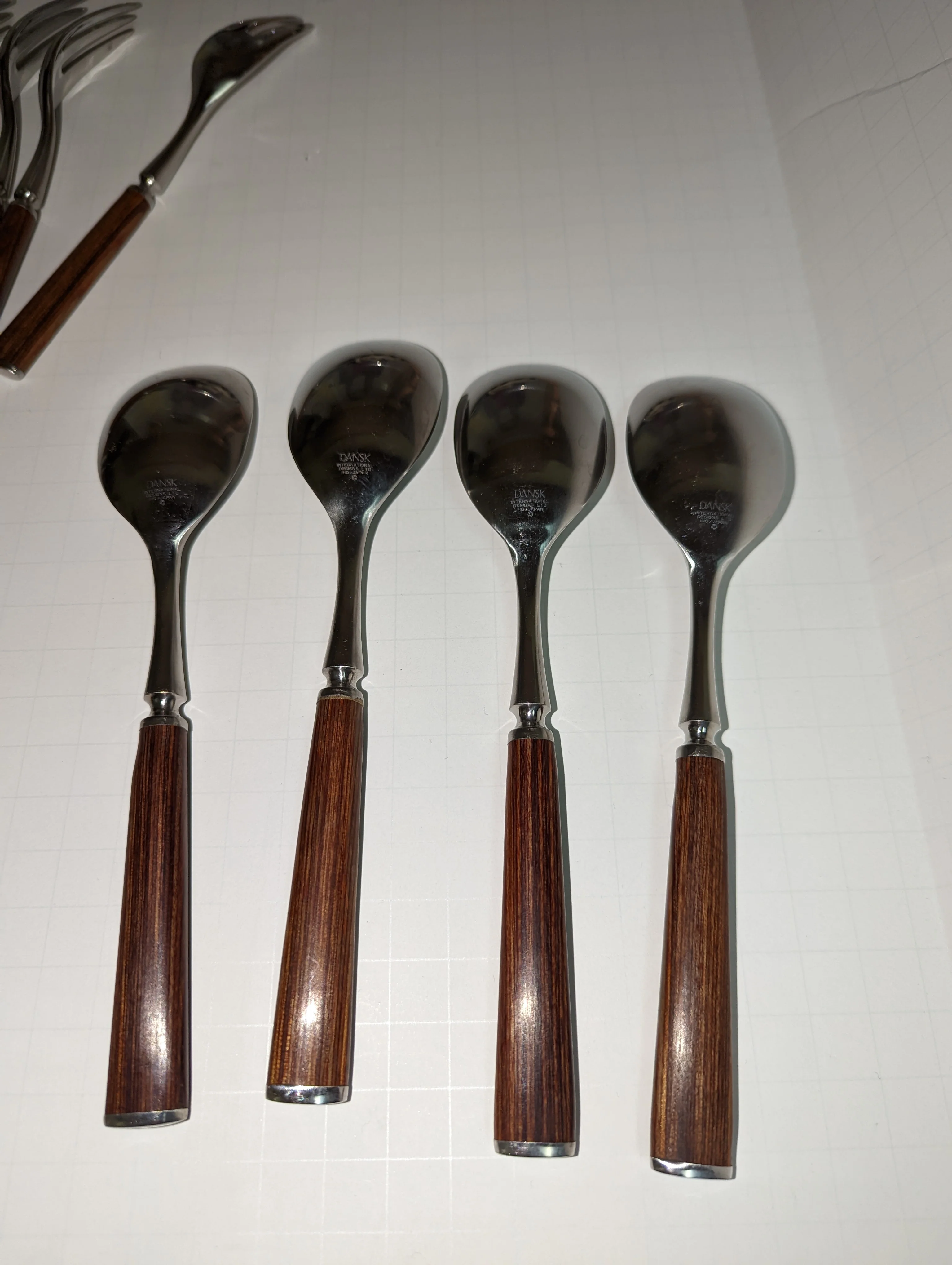50s/60s Fjord Teak And Stainless Flatware 20 Piece Japan By Dansk - Image 8