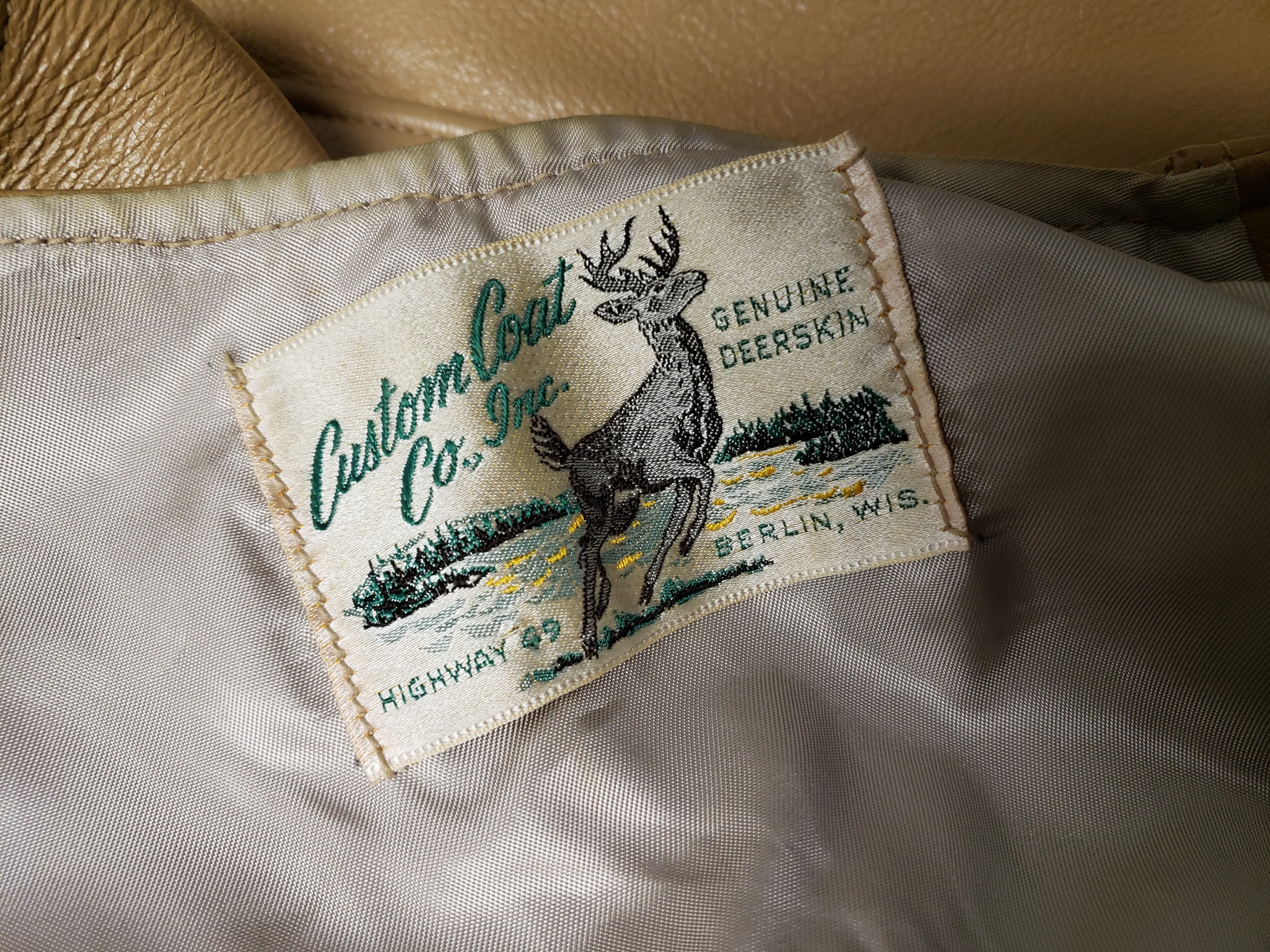 50s/60s Genuine Deerskin Vest By Custom Coat Co., Inc. - Image 5