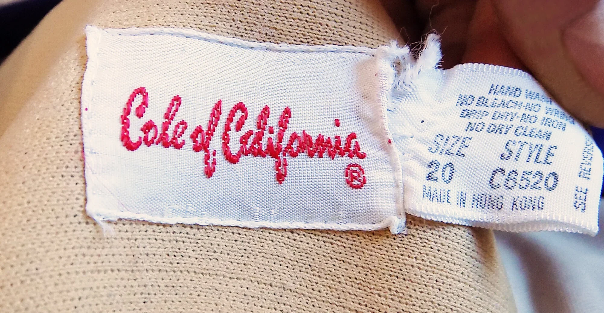 50s-60s Large Cole of California Swimsuit with Overskirt Navy Adjustable Straps Bathing Suit Swim Wear by Cole Of California - Image 4